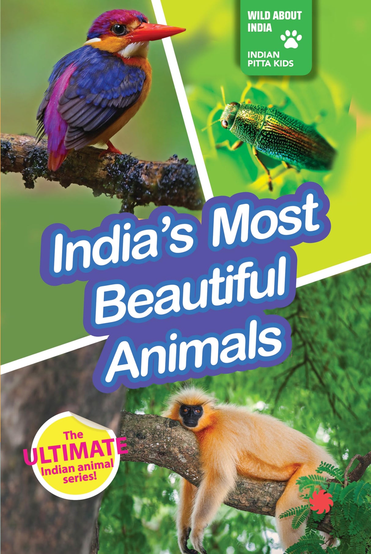 INDIA’S MOST BEAUTIFUL ANIMALS : Wild About India - Engaging Book for Kids (Ages 5-15) - Fun Facts, Trivia Questions and Answers to Teach Your Children about the Animal Kingdom - Retail Maharaj