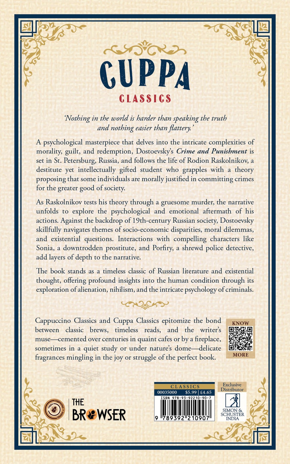 Crime And Punishment (Cuppa Classics) - Retail Maharaj