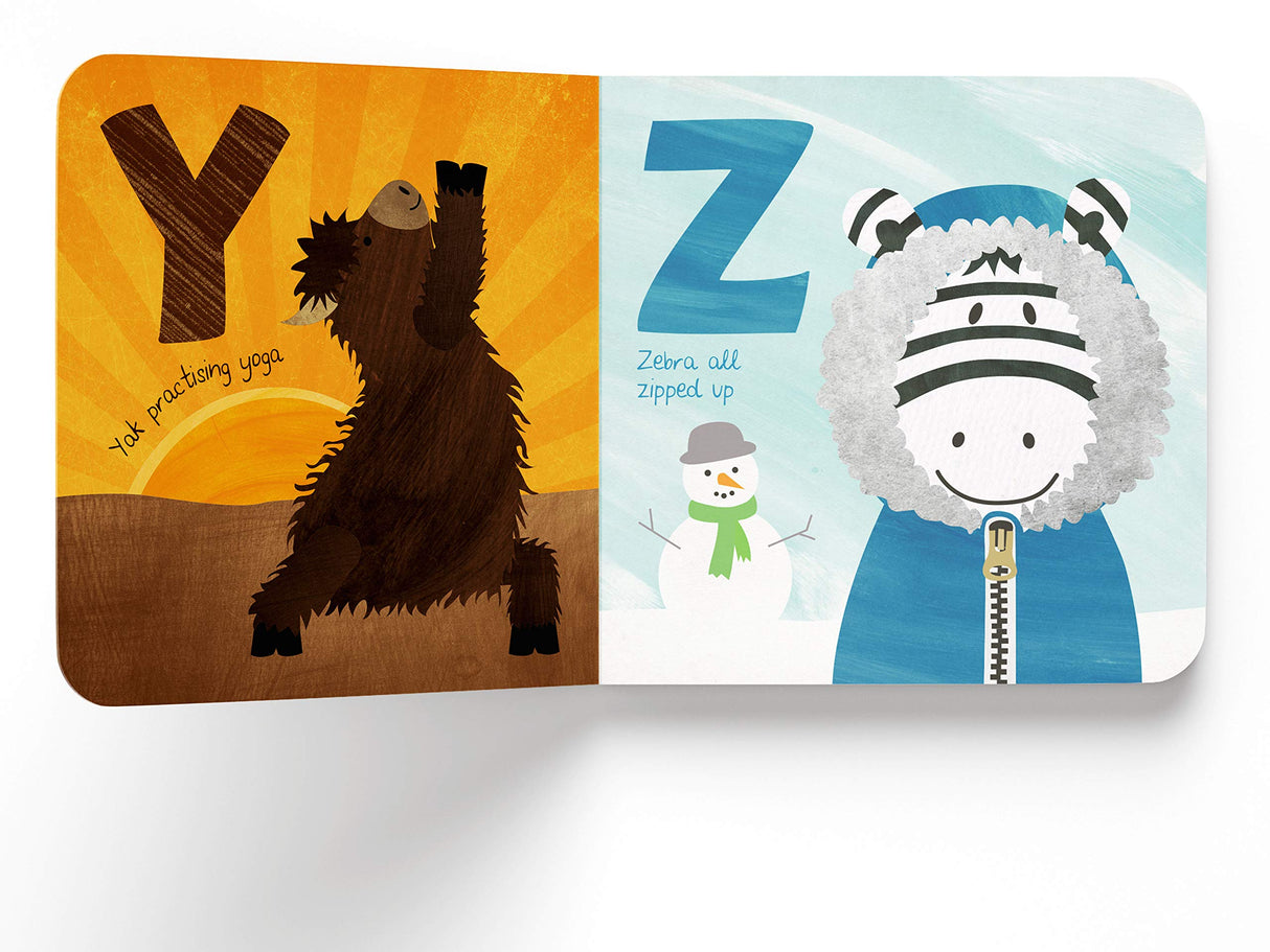 Animal ABC – Board Book for Kids: Playful Animals Teach A to Z with Bright Illustrations & Fun Rhymes | Learn the Alphabet with Tigers, Zebras, Elephants & More | Early Learning Alphabet Book for Babies, Toddlers & Preschoolers | Ages 2–6 Years - Retail Maharaj