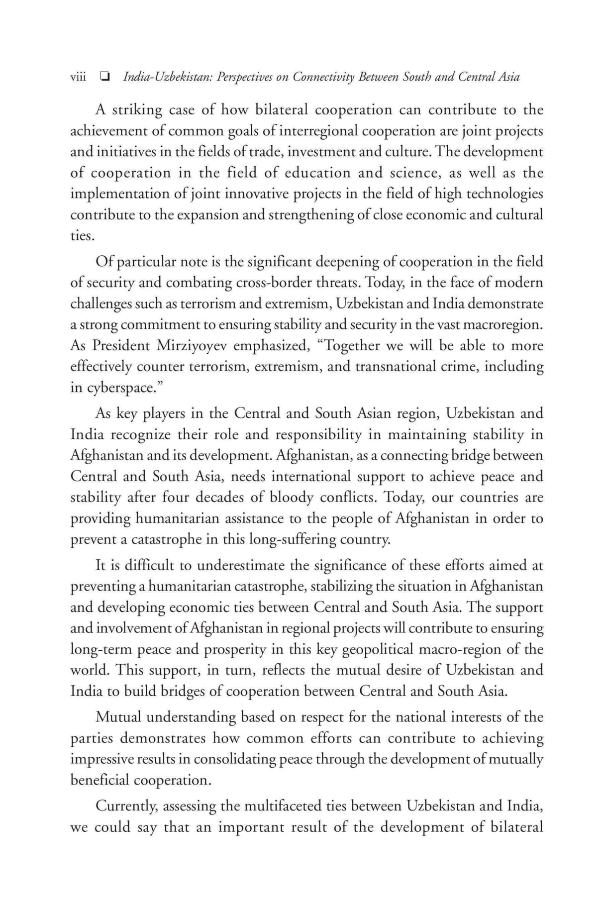 India - Uzbekistan: Perspectives on Connectivity between South and Central Asia - Retail Maharaj