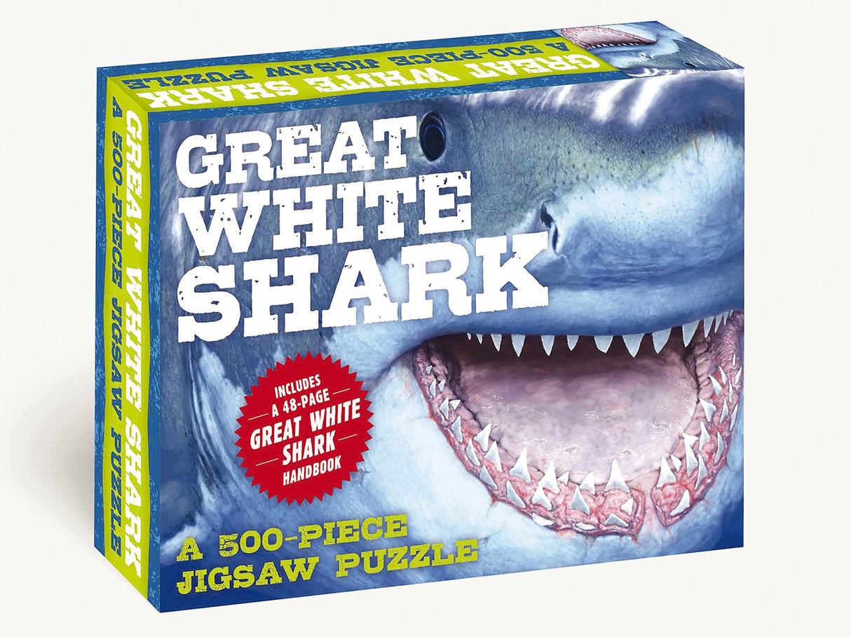 The Great White Shark 500-Piece Jigsaw Puzzle & Book - Retail Maharaj