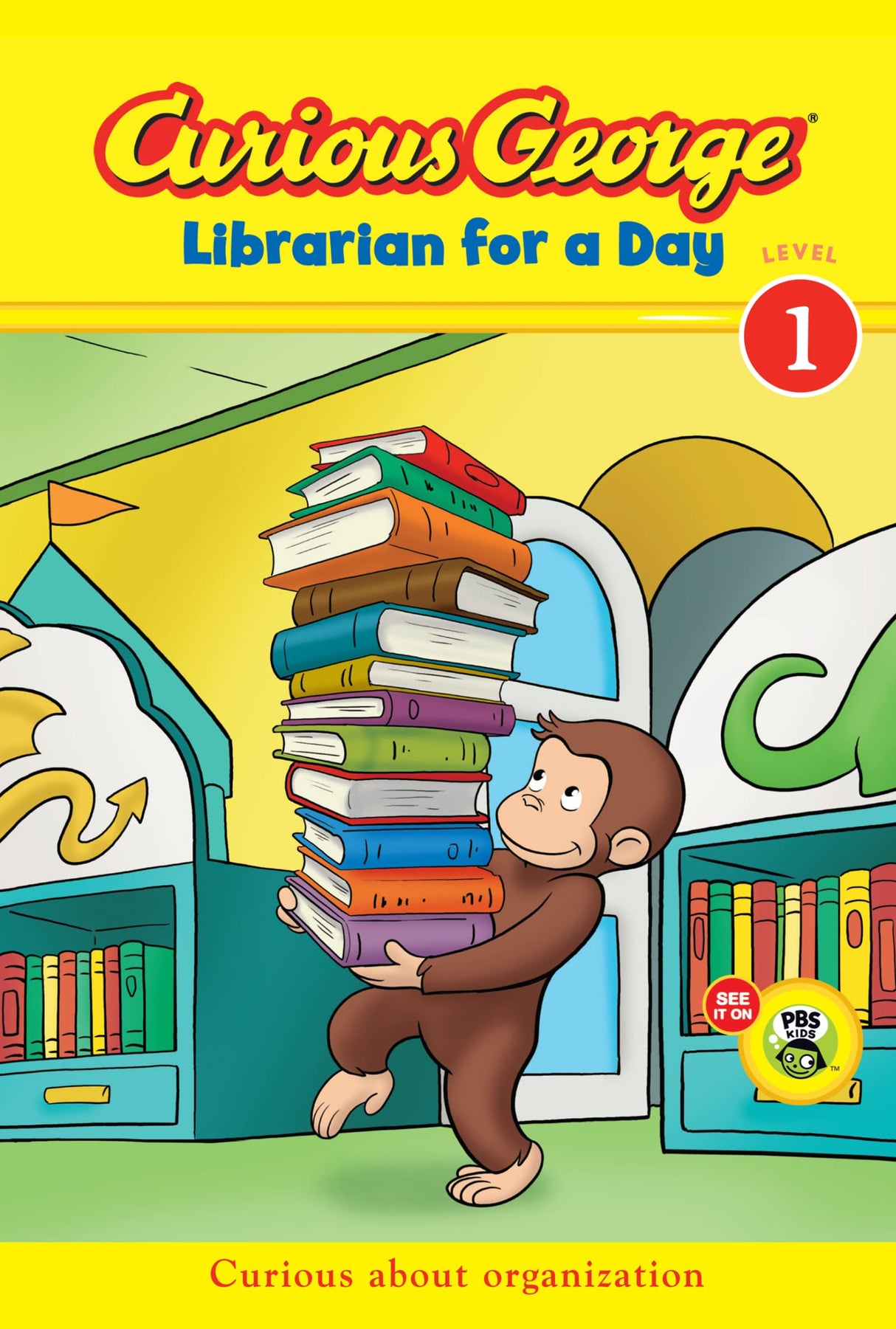 Curious George Librarian For A Day (Cgtv Early Reader) - Retail Maharaj