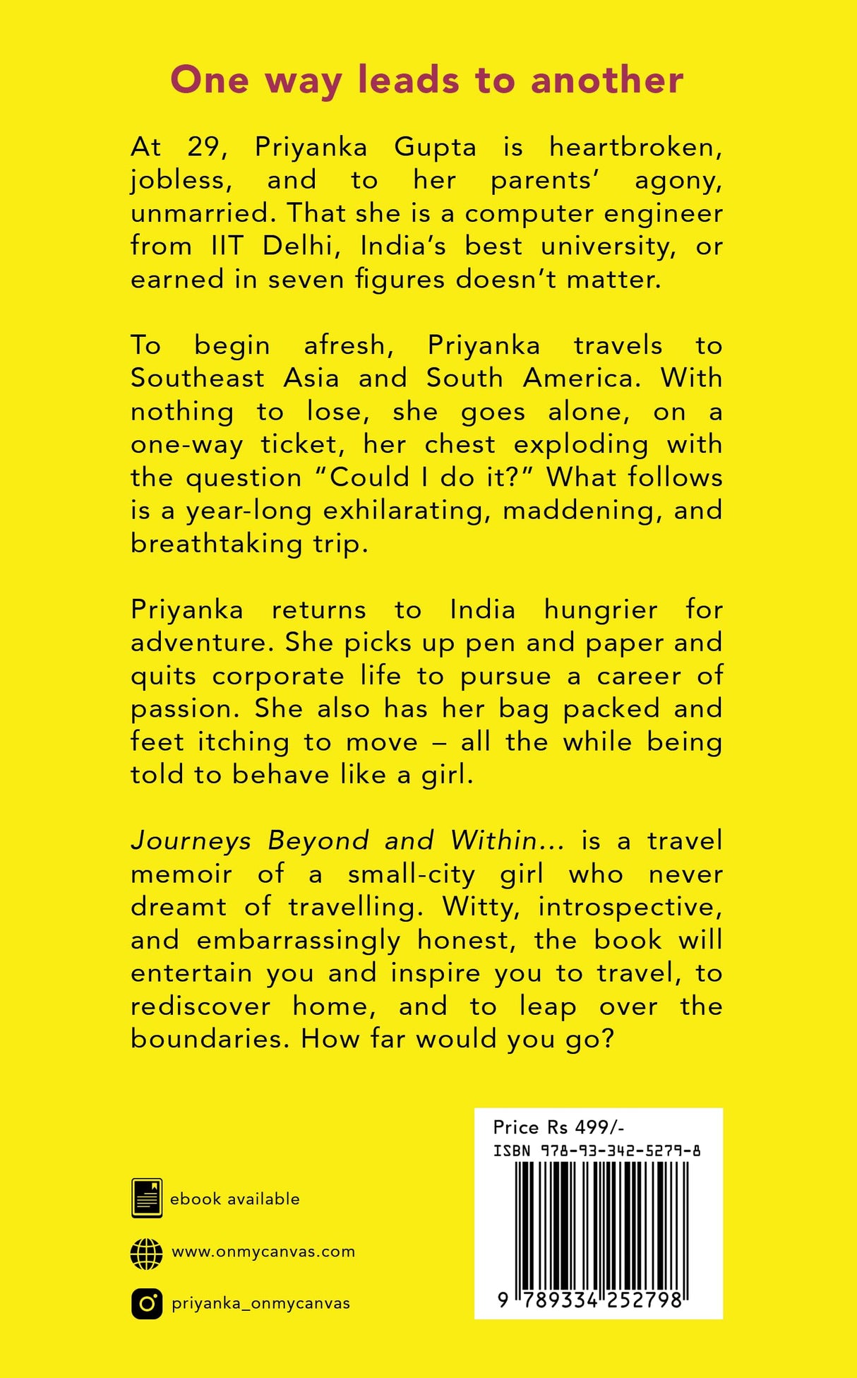 Journeys Beyond and Within…: An Indian Woman's Life-Changing Travel Adventures | A Must-Read, Self-Discovery Travel Book for 2025 | Personal Growth and Motivational Stories - Retail Maharaj