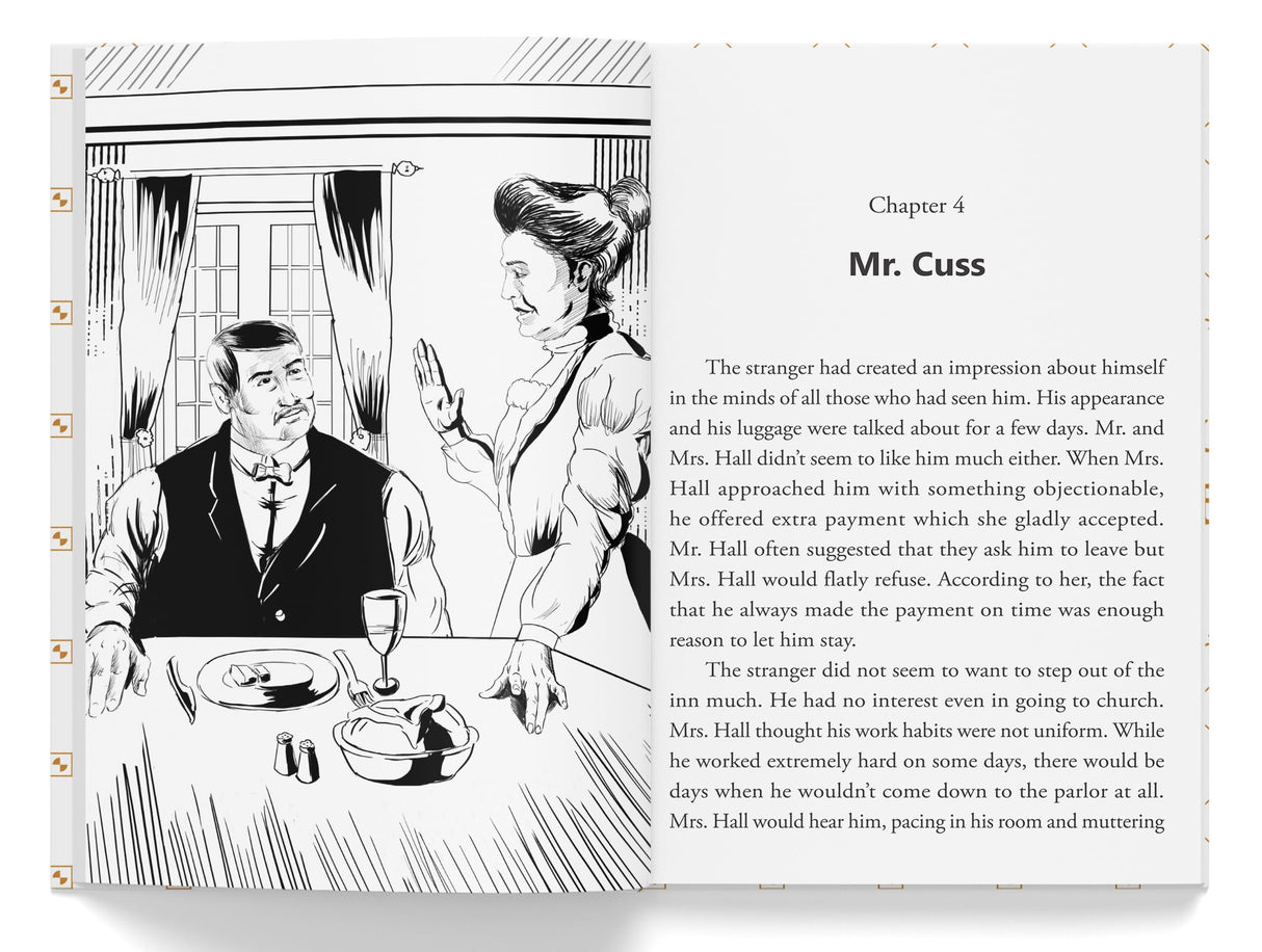 The Invisible Man: Illustrated Abridged Children Classics English Novel With Review Questions (Hardback) - Retail Maharaj