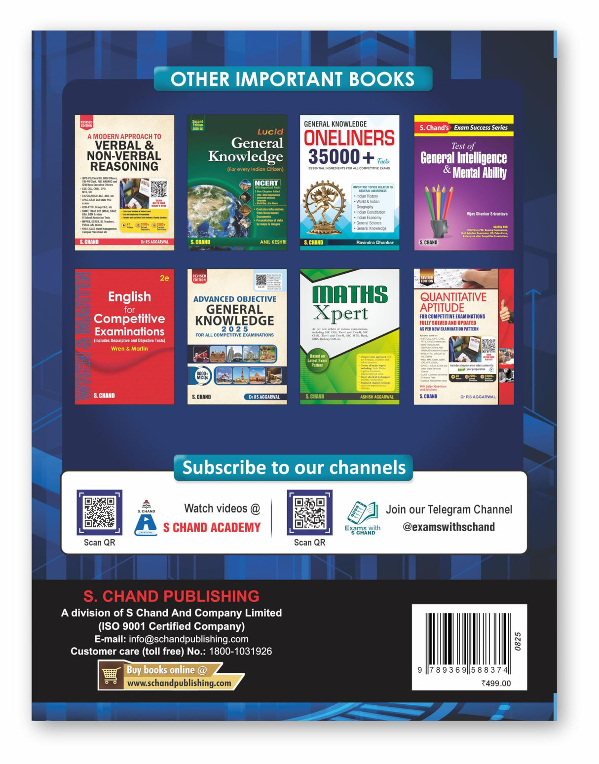 RankUp Mathematics for all SSC Examinations Book 2025 - 2026 (in English Medium) | 5500+ TCS MCQ Questions | Maths Best for SSC Exams Preparation CGL ... & Short Tricks - S Chand Latest Edition Books - Retail Maharaj