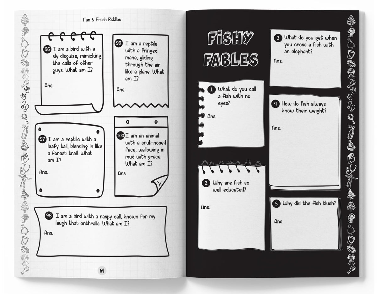 Fun and Fresh Riddles Book of Jokes, Puns, and Wisdom - Retail Maharaj