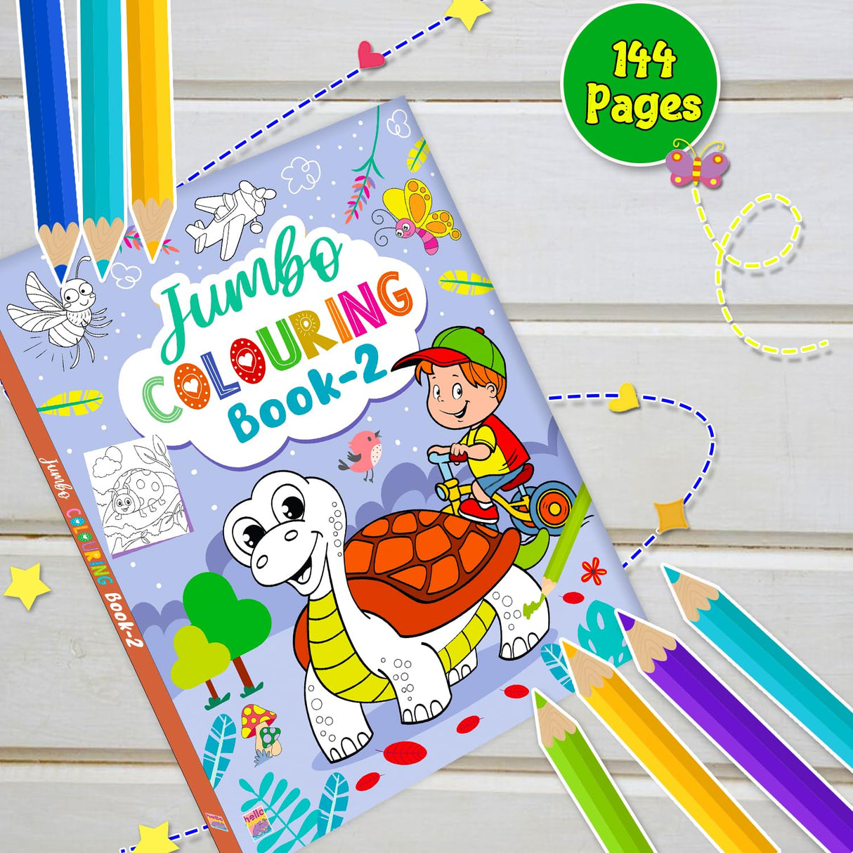 Jumbo Colouring Book 2 - Retail Maharaj