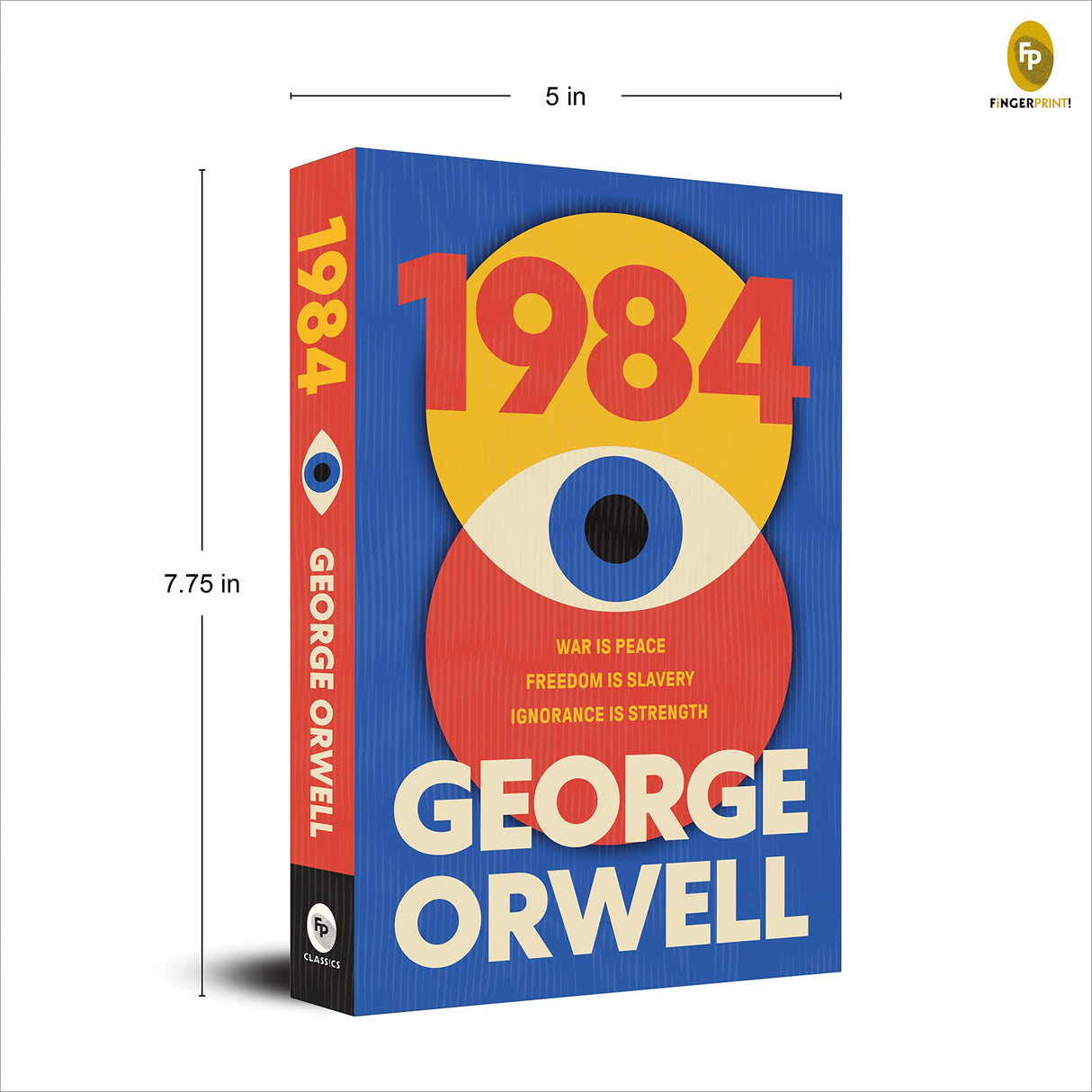 1984 by George Orwell | A Timeless Tale of Surveillance, Power & Rebellion | Classic Literature Bestseller | Must-Read Dystopian Fiction | Originial Premium Paperback Edition - Retail Maharaj