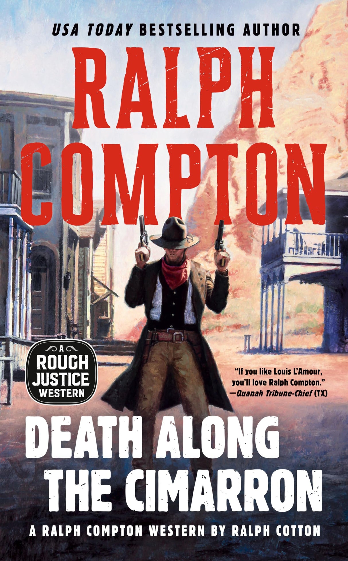 Ralph Compton Death Along the Cimarron - Retail Maharaj