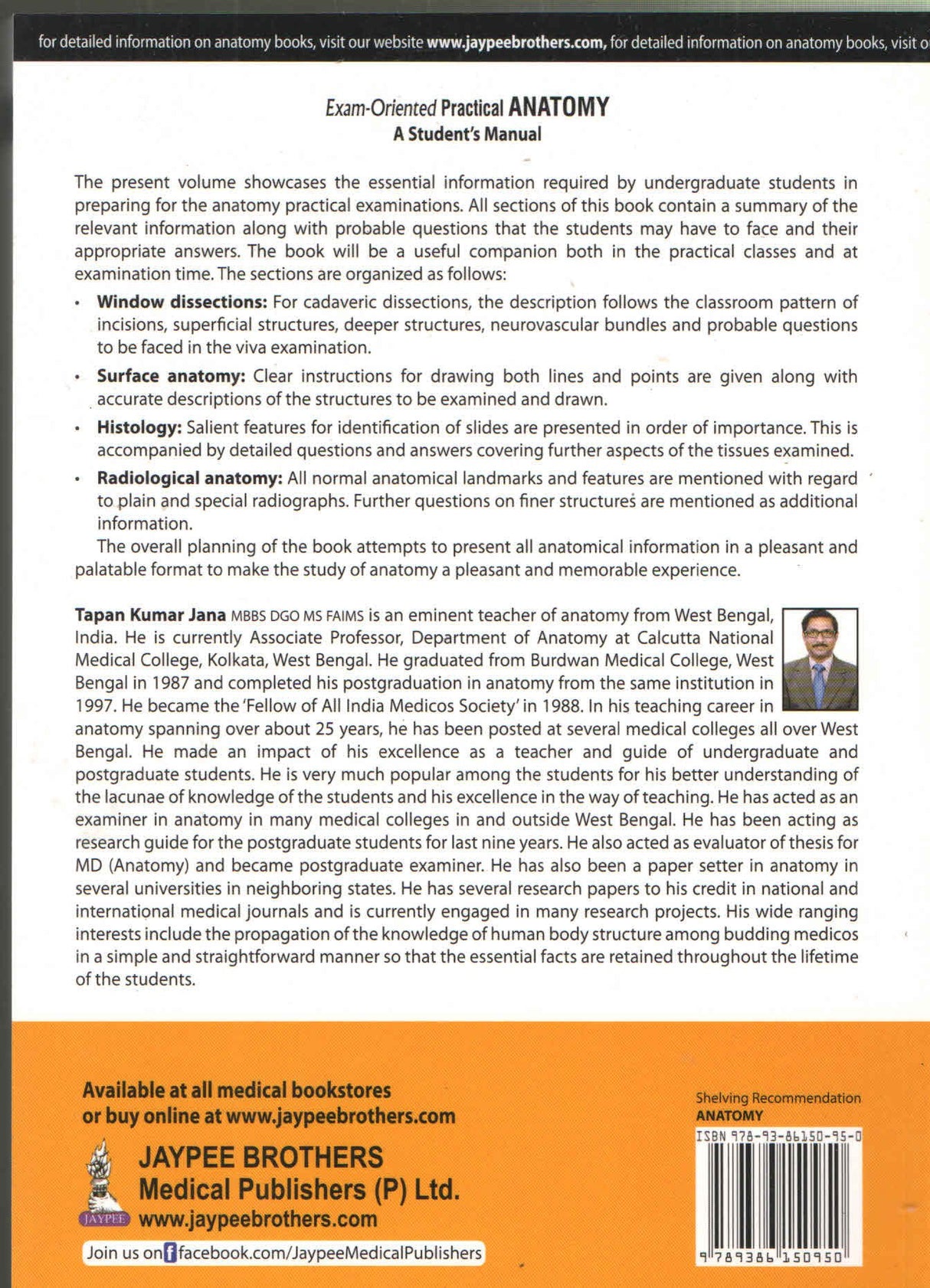 EXAM-ORIENTED PRACTICAL ANATOMY A STUDENT'S MANUAL - Retail Maharaj