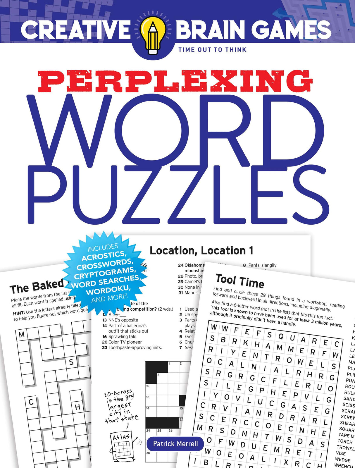 Creative Brain Games Perplexing Word Puzzles: Create Over 30 Magical Miniatures! - Retail Maharaj