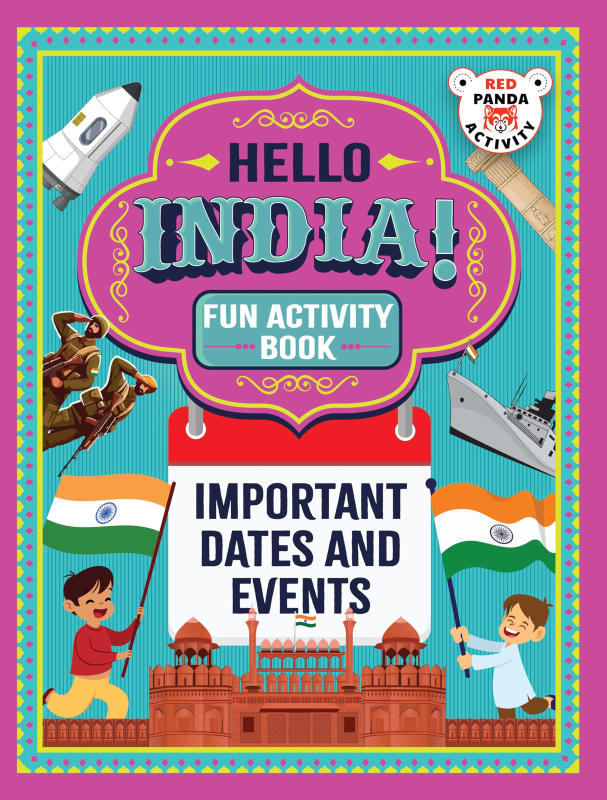 Hello India! Fun India Activity Book: Important Dates and Events - Retail Maharaj