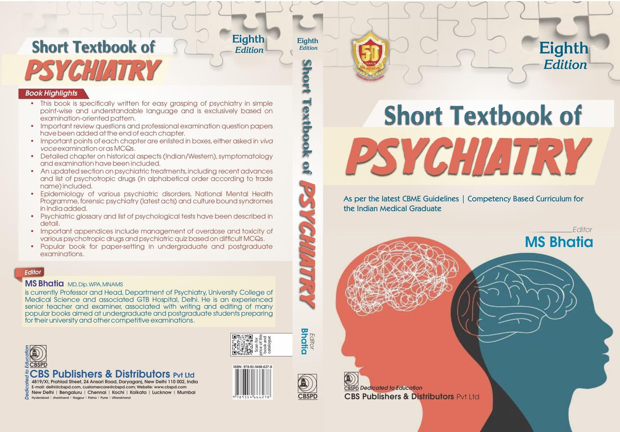 Short Textbook Of Psychiatry 8Ed (Pb 2025) - Retail Maharaj