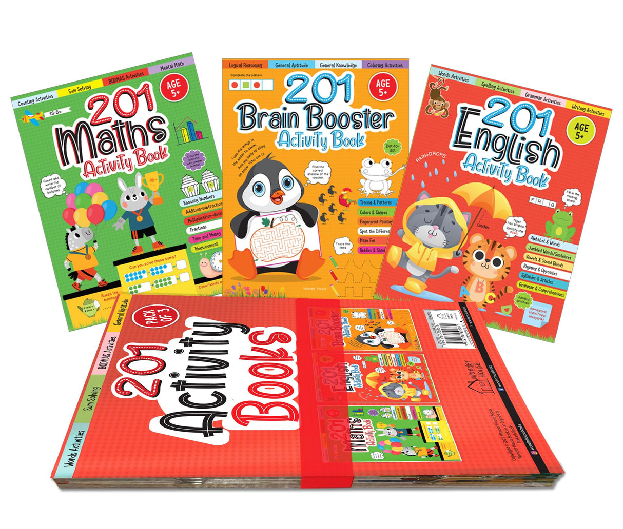 201 Activity Books (Pack of 3 books) - Retail Maharaj