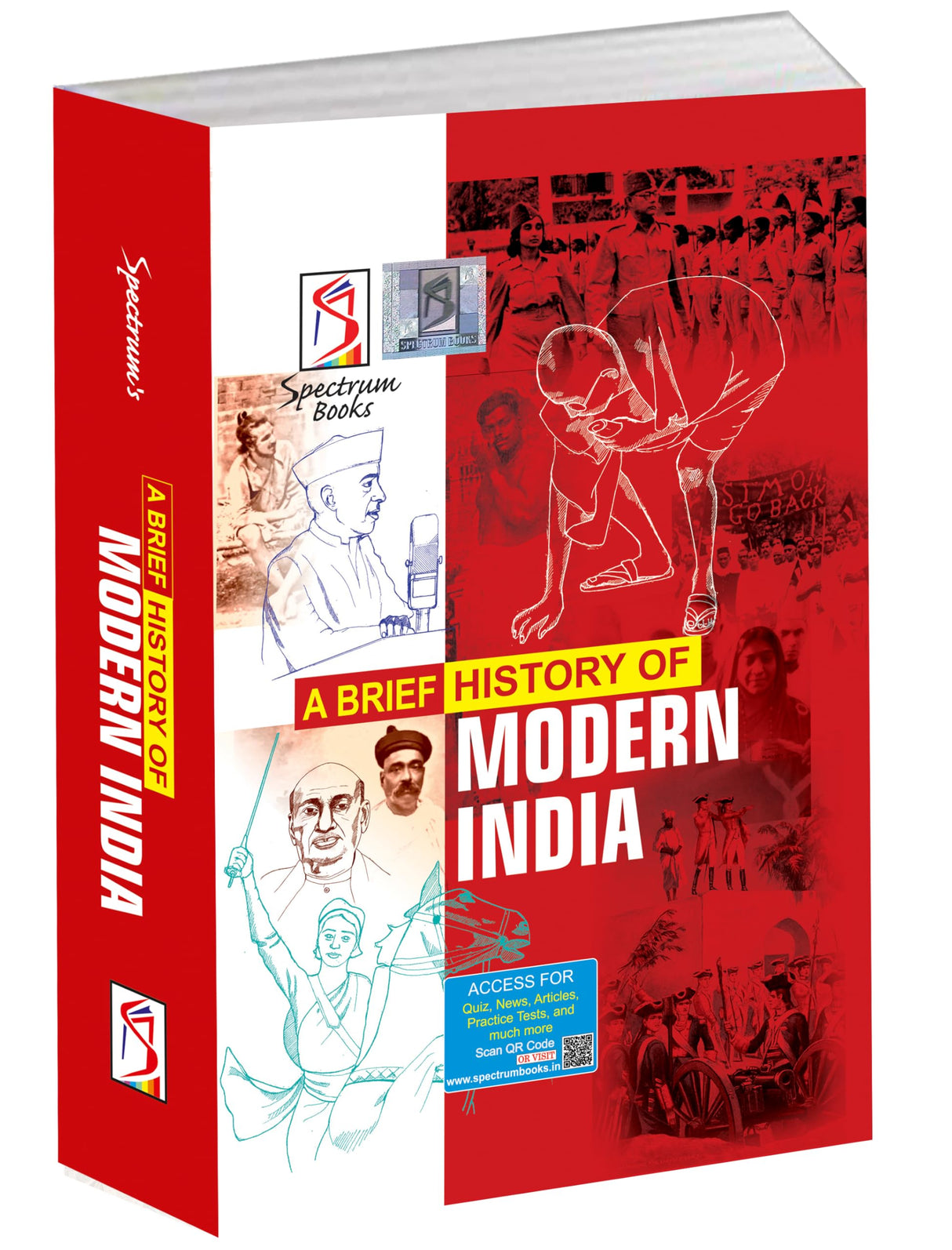 A Brief History of Modern India | Spectrum | UPSC | Civil Services Exam - 2025 (Revised and Enlarged Edition) | - Retail Maharaj