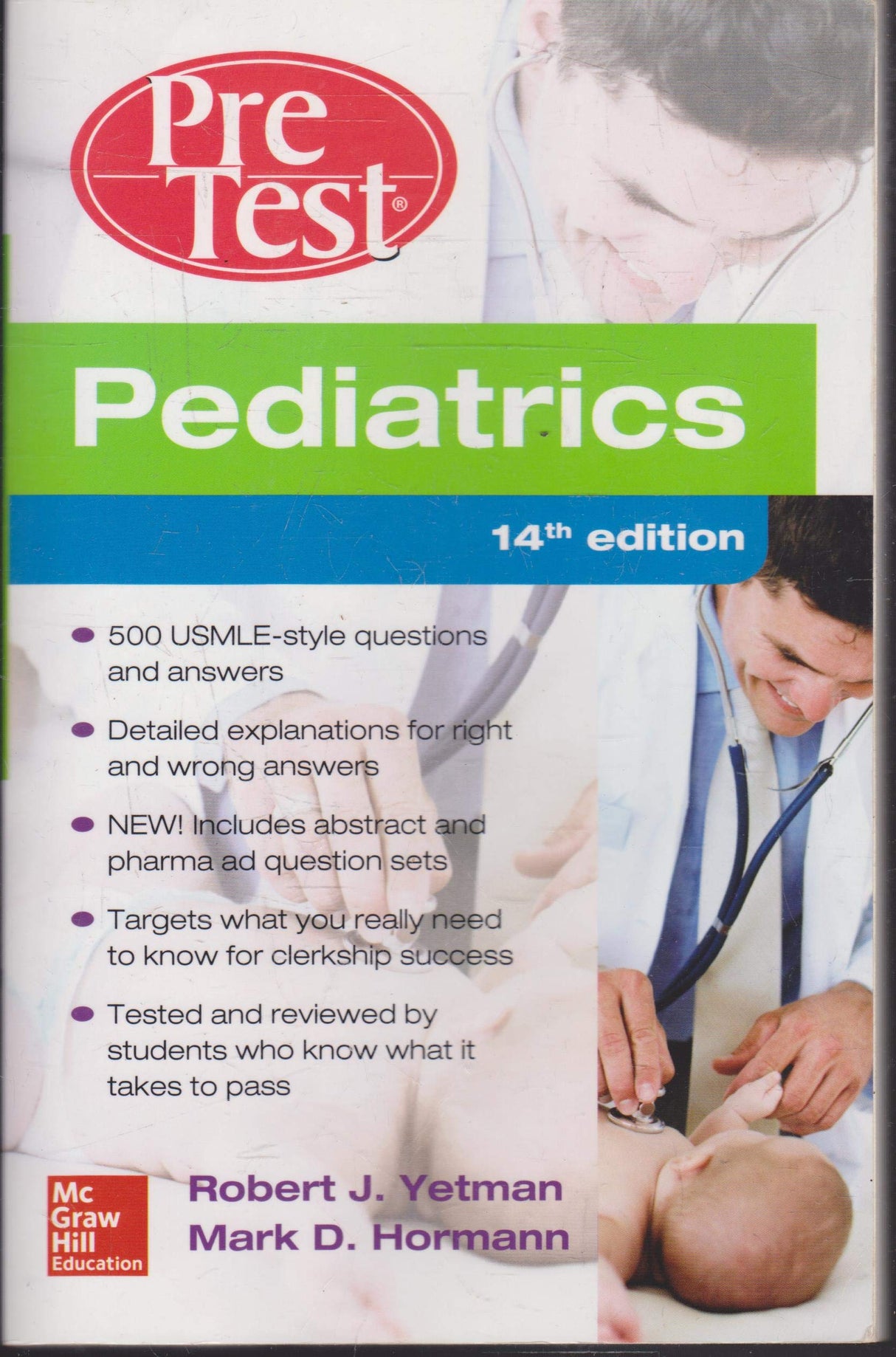 Pediatrics PreTest Self-Assessment And Review, 14th Edition - Retail Maharaj
