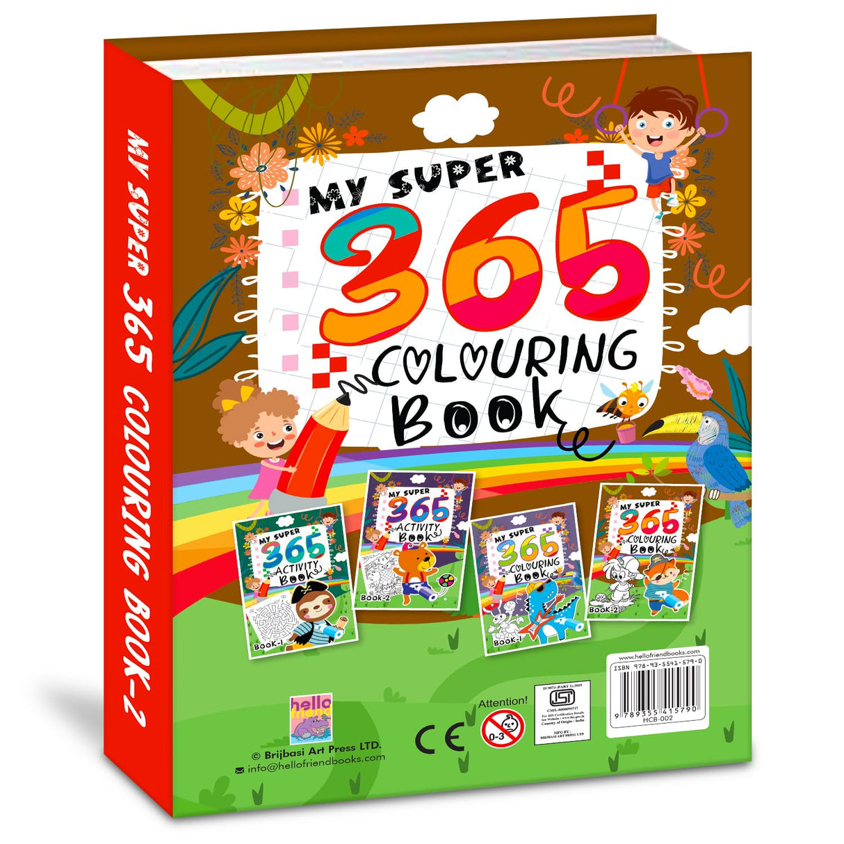 Hello Friend Books My Super Colouring Book HCB-002 - Retail Maharaj