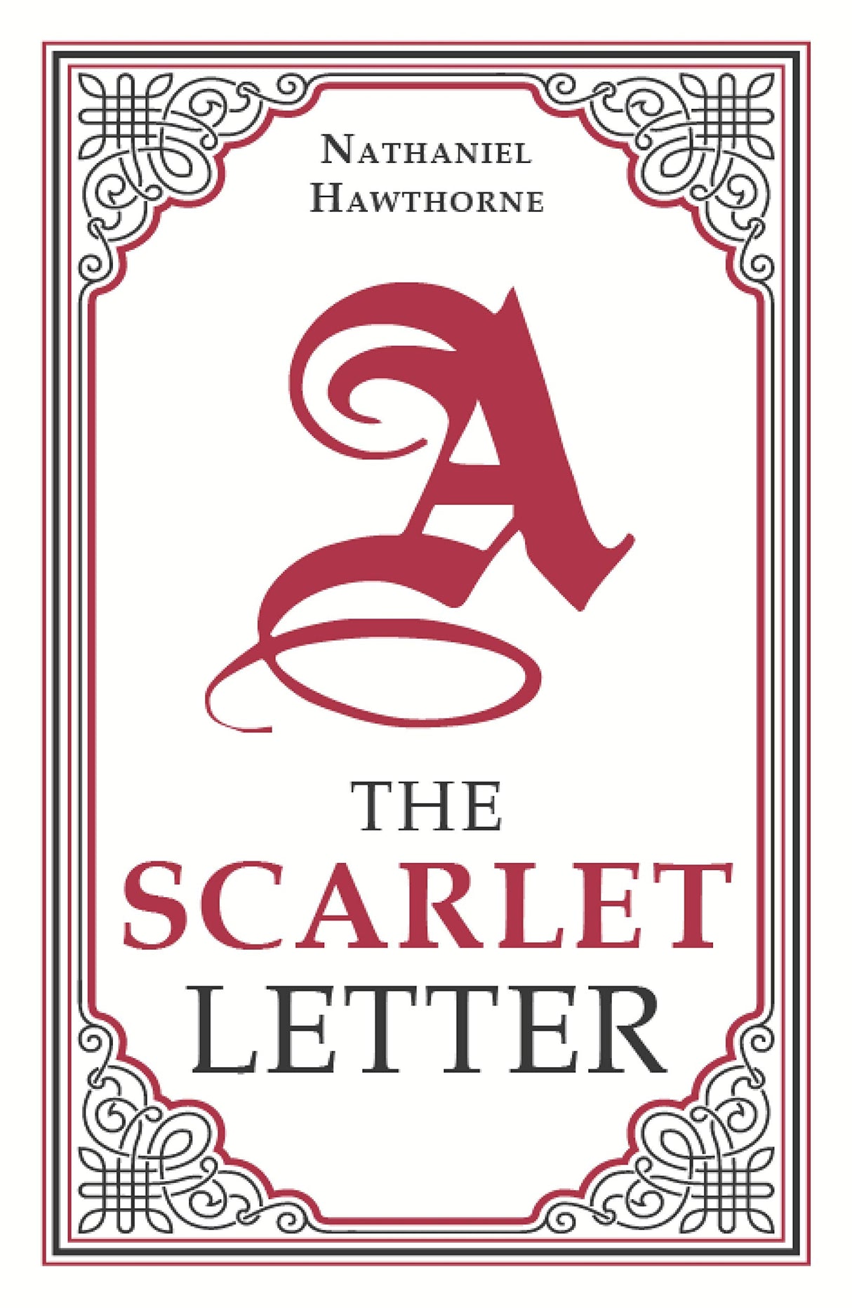 The Scarlet Letter, Nathaniel Hawthorne Classic Novel, (Hester Prynne, Adultery, Romantic Tragedy), Ribbon Page Marker, Perfect for Gifting - Retail Maharaj