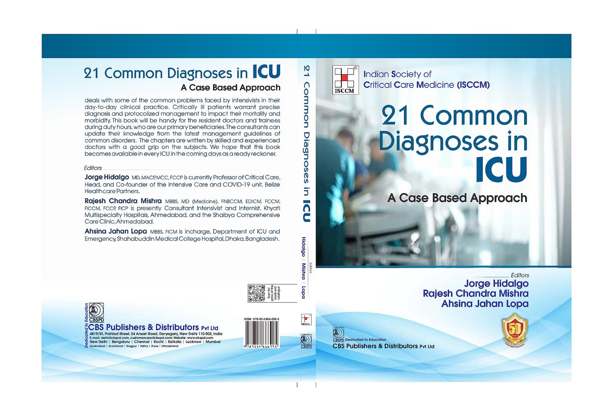 21 Common Diagnoses In Icu A Case Based Approach (Hb 2024) Isccm - Retail Maharaj