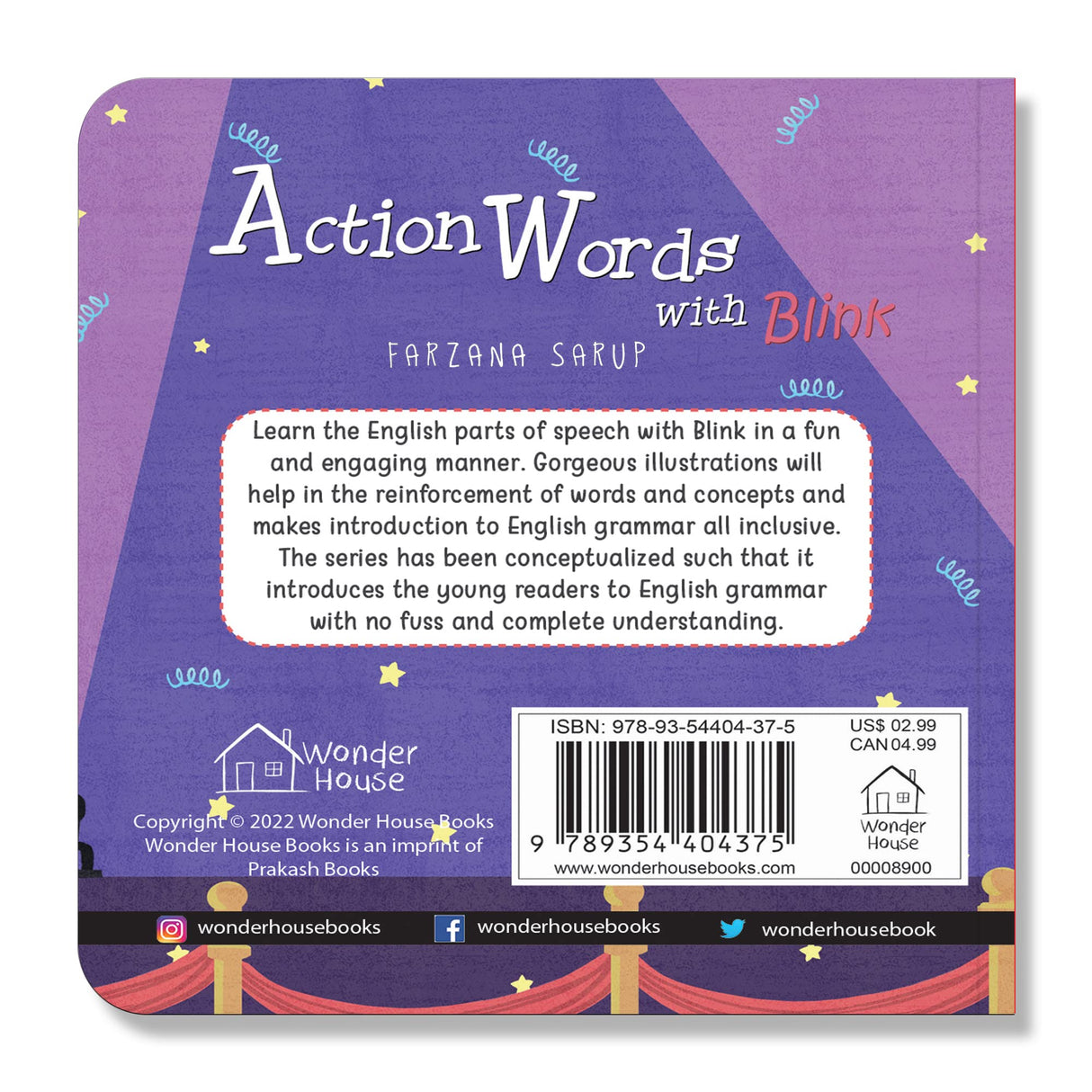 My First Words – Box Set of 4 Board Books: Naming Words, Action Words, Describing Words & Opposite Words | Brightly Illustrated Vocabulary Builder for Babies, Toddlers & Preschoolers | Early Learning Board Books | Ages 0–5 Years - Retail Maharaj