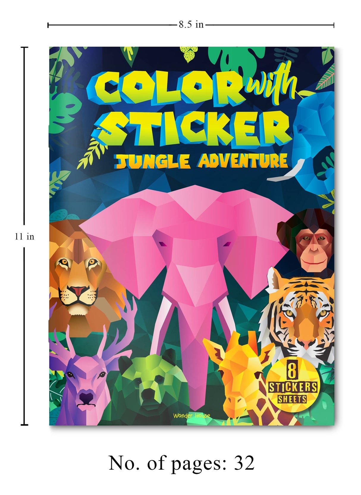 Color with Sticker - Jungle Adventure - Retail Maharaj