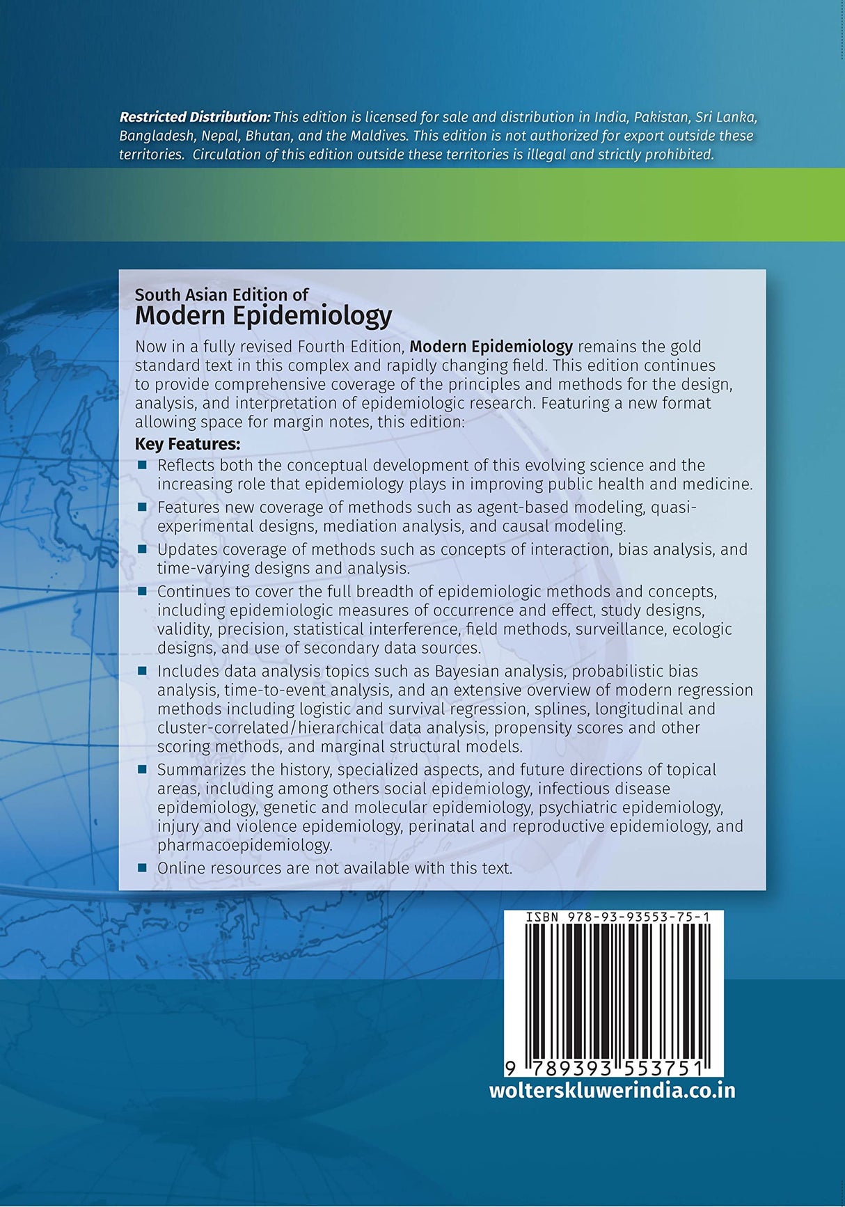 Modern Epidemiology, 4th South Asian ed - Retail Maharaj