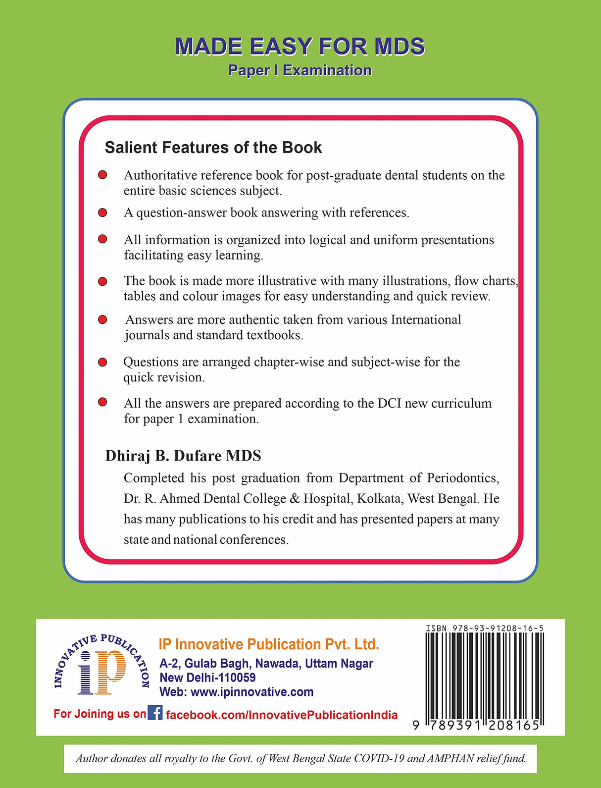 Made Easy for MDS Paper I Examination - Questions-Answers Based Reference Book - Retail Maharaj