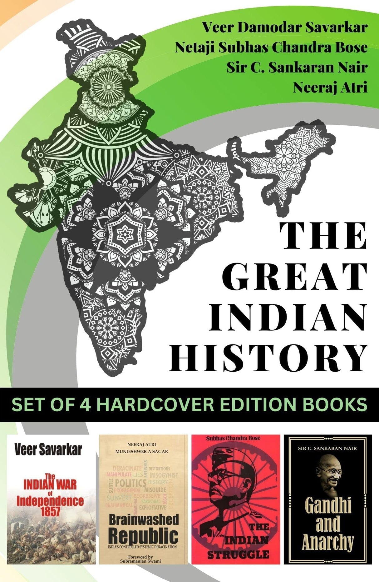 THE GREAT INDIAN HISTORY (SET OF 4 BOOKS) - Retail Maharaj