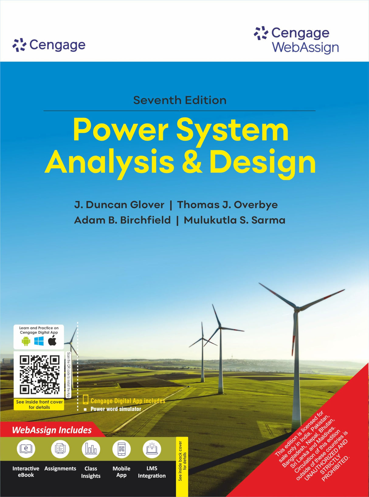 Power System Analysis and Design with WebAssign, 7th Edition - Retail Maharaj