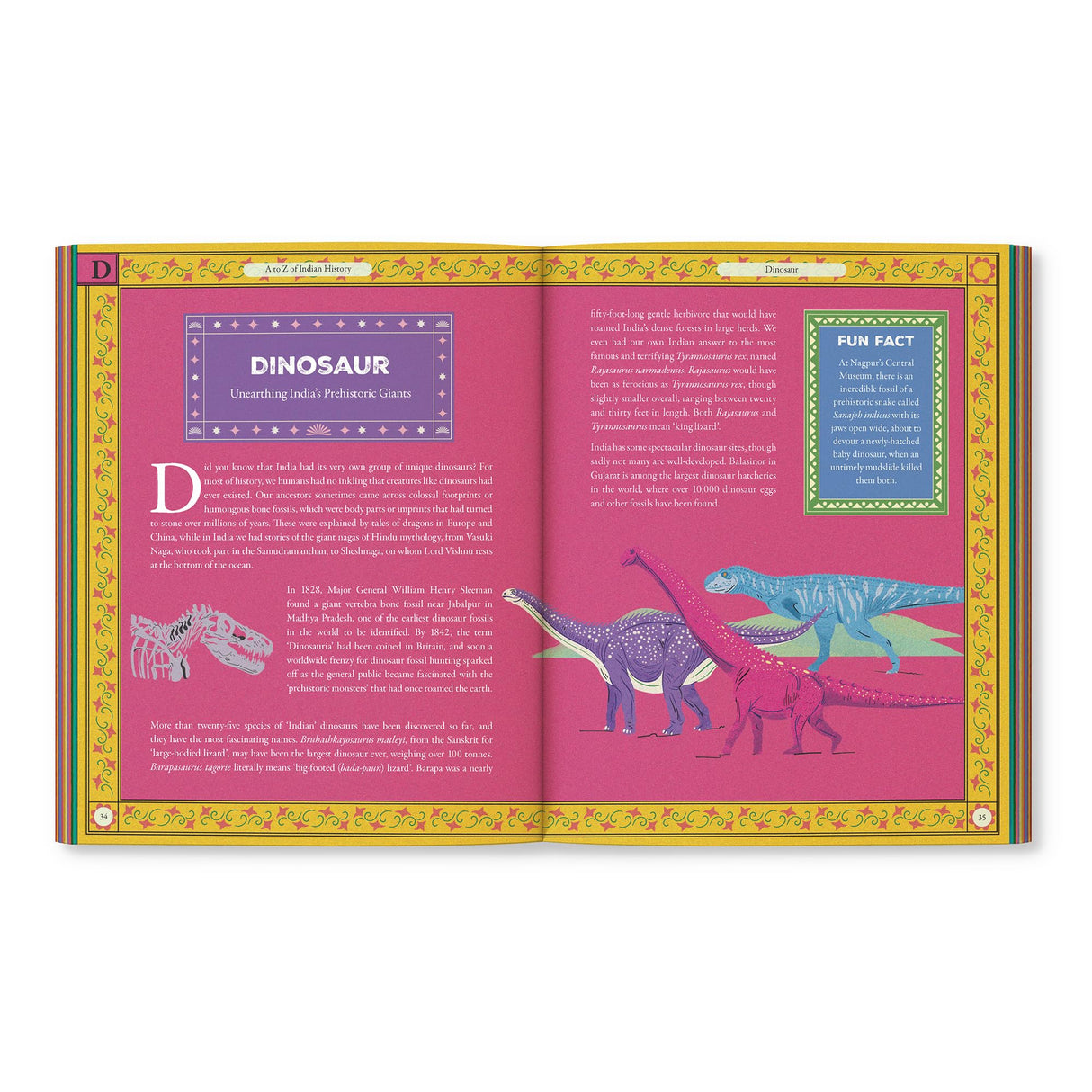 A-Z of Indian History: 80 Fun Stories from Ancient India to Independence: 80 Fun Stories from Ancient India to Independence | Cool Trivia, Bright Full-Coloured Illustrations | Ages 10+ - Retail Maharaj