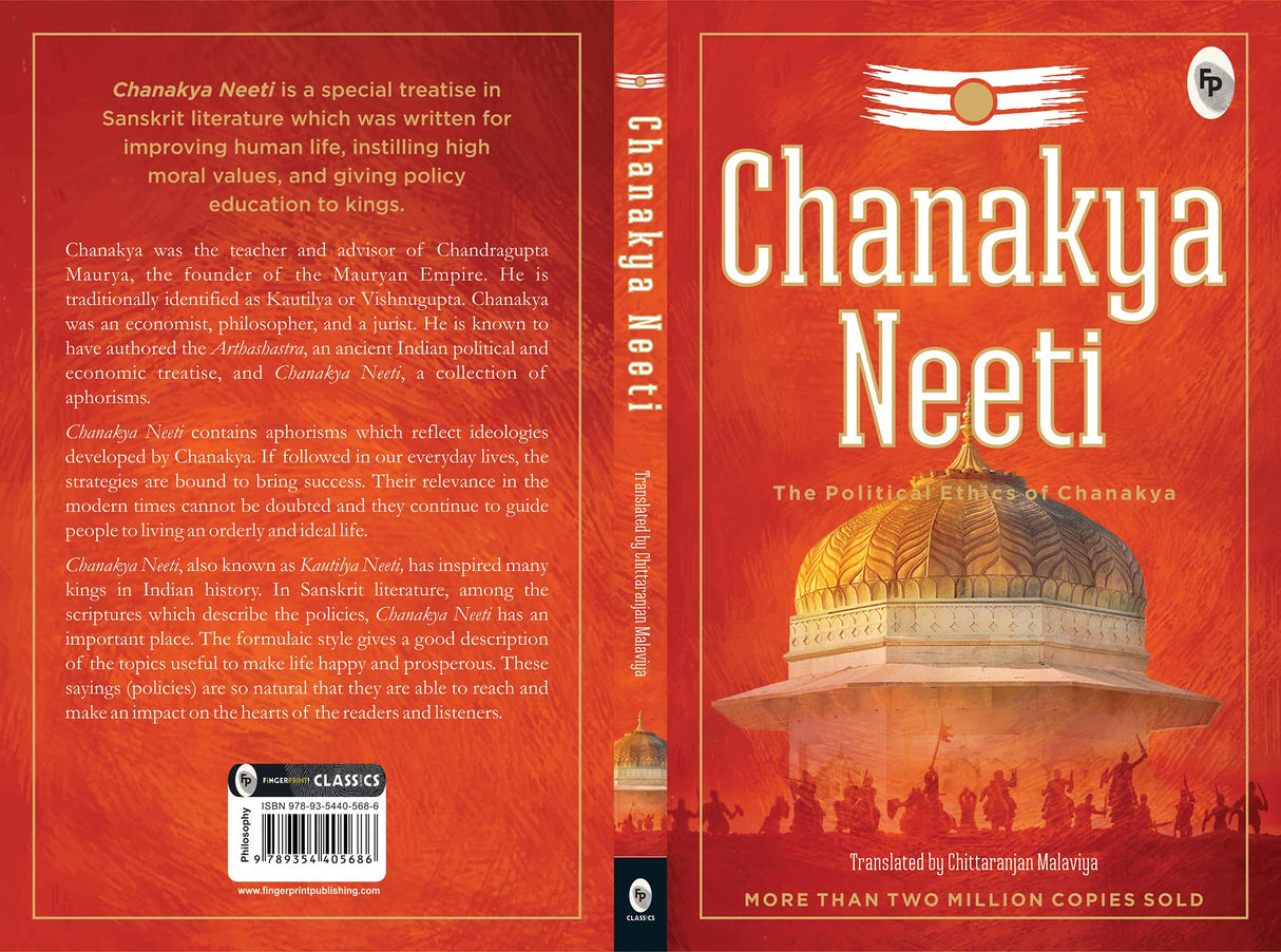 Chanakya Neeti - The Political Ethics of Chanakya (Gold Foil) - Retail Maharaj
