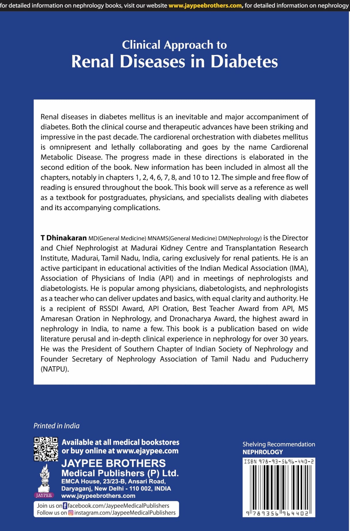 CLINICAL APPROACH TO RENAL DISEASES IN DIABETES - Retail Maharaj