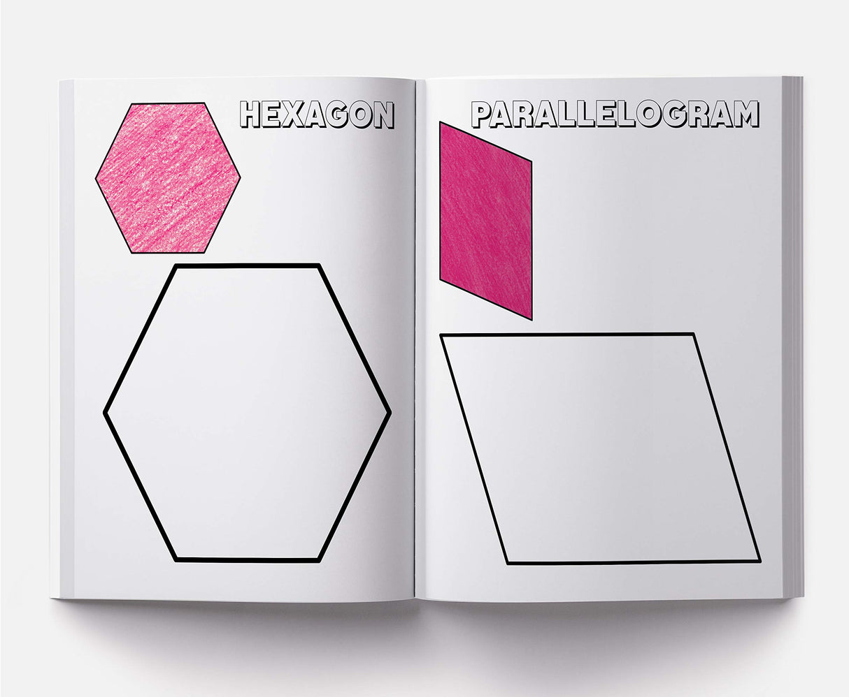 Colouring Book of Shapes: Creative Crayons Series - Crayon Copy Colour Books - Retail Maharaj