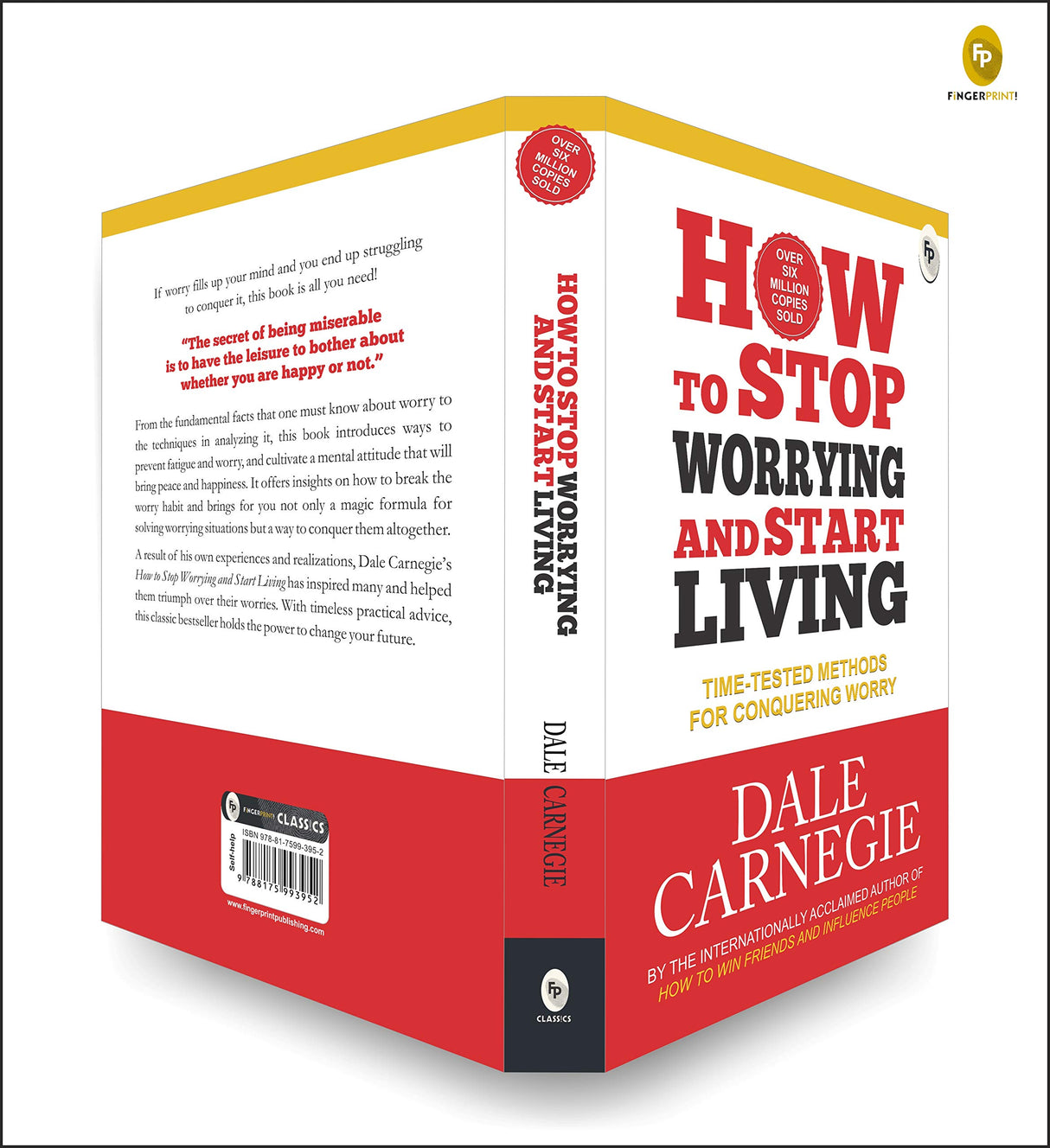 How to Stop Worrying and Start Living by Dale Carnegie | Timeless Guide to Overcome Stress & Build a Happier Life | Proven Techniques to Conquer Anxiety & Live Joyfully | The Classic Self-Help Bestseller for Stress-Free Living | Original Premium Paperback - Retail Maharaj