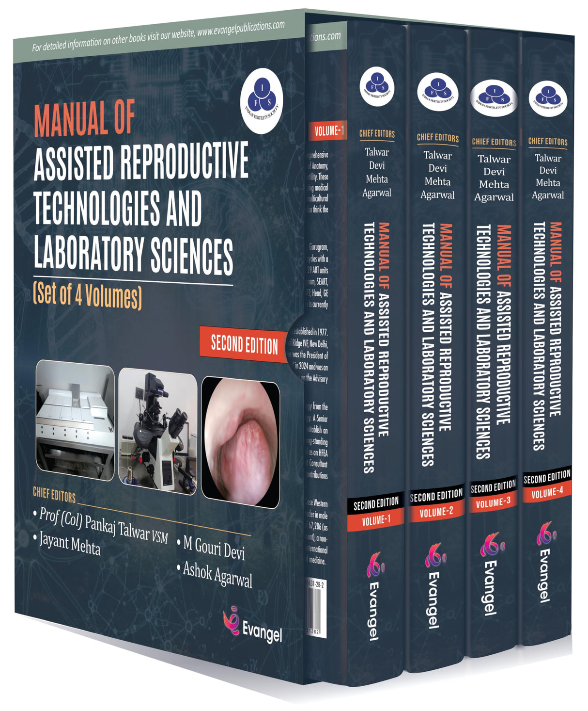 MANUAL OF ASSISTED REPRODUCTIVE TECHNOLOGIES AND LABORATORY SCIENCES- Second Edition (Set of 4 Volume ) - Retail Maharaj