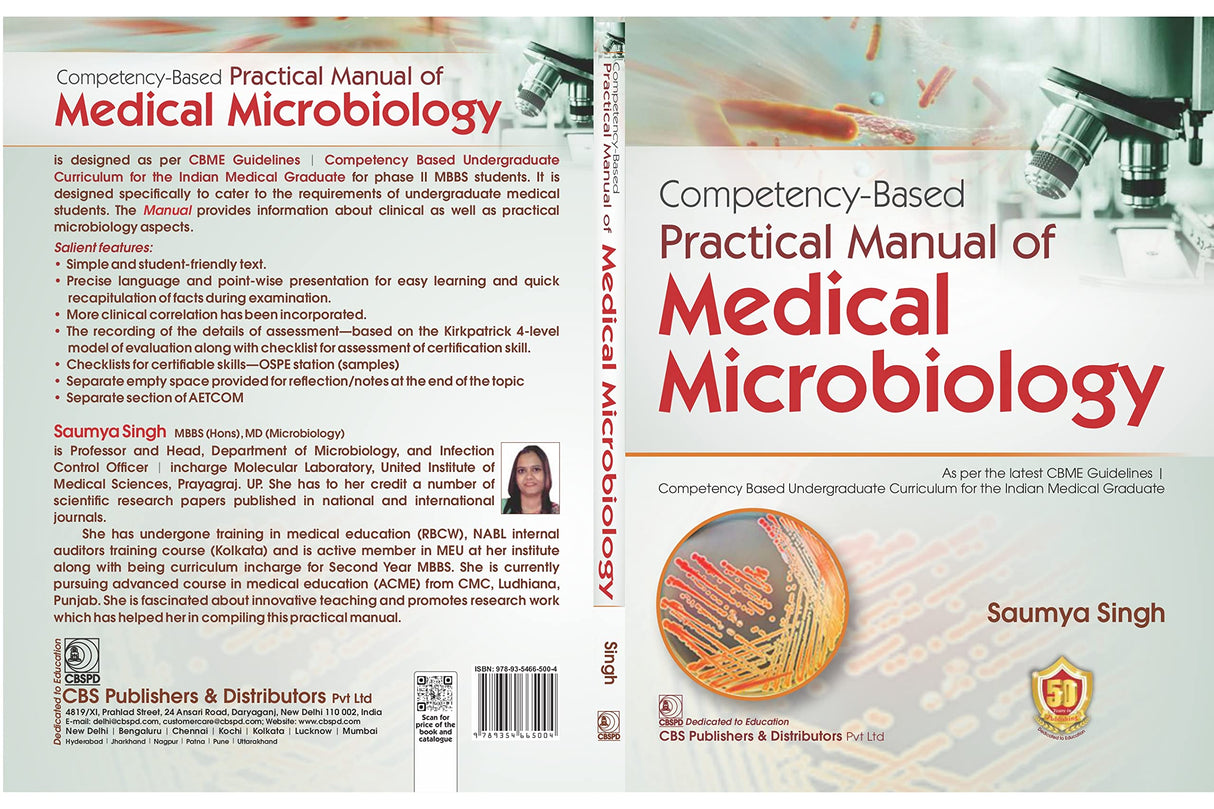 COMPETENCY BASED PRACTICAL MANUAL OF MEDICAL MICROBIOLOGY (PB 2023) - Retail Maharaj