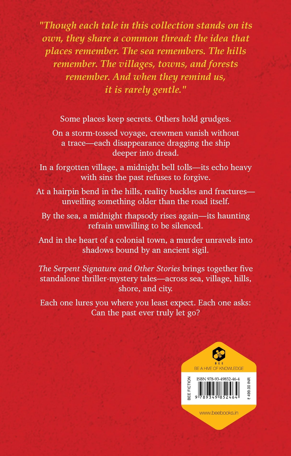 The Serpent Signature and Other Stories | Enchanting Collection of Horror Short Stories for Adults | Raja Balachandran