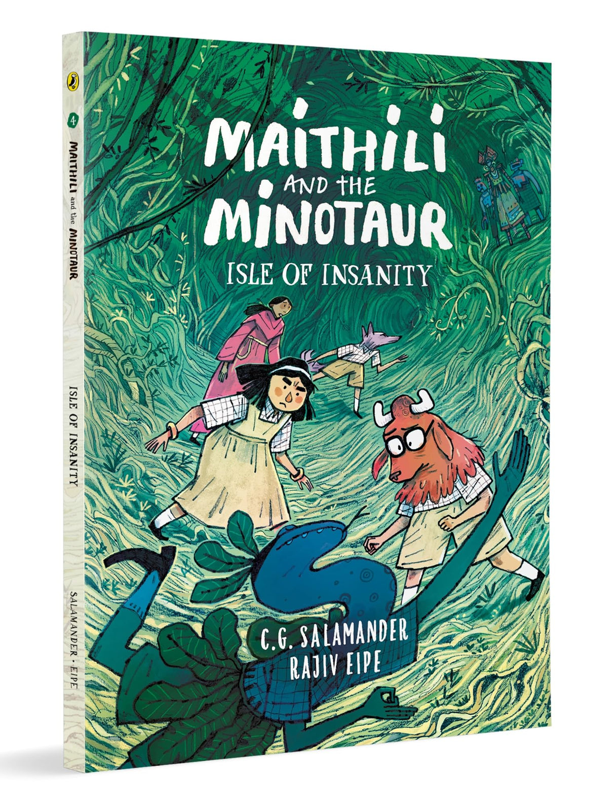 Maithili and the Minotaur: Isle of Insanity (Book 4 in an Outlandish Graphic Novel Series) - Retail Maharaj