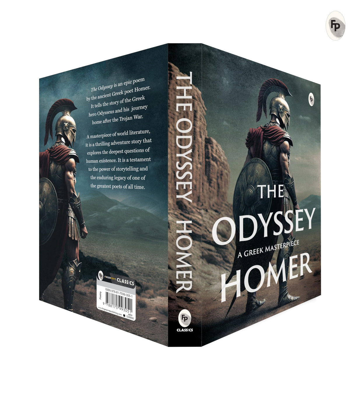 The Odyssey by Homer - Masterpiece of Ancient Greek Culture,Homer's Classics,Greek Epic Poems,Trojan War,Mythology,Epic Poems of Heroic Battles & Arduous Journeys,Timeless Themes of Courage - Retail Maharaj
