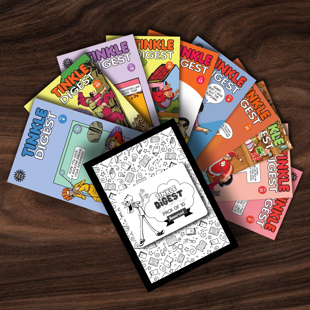 Best Of Tinkle Digest Assorted Pack of 10 - Retail Maharaj