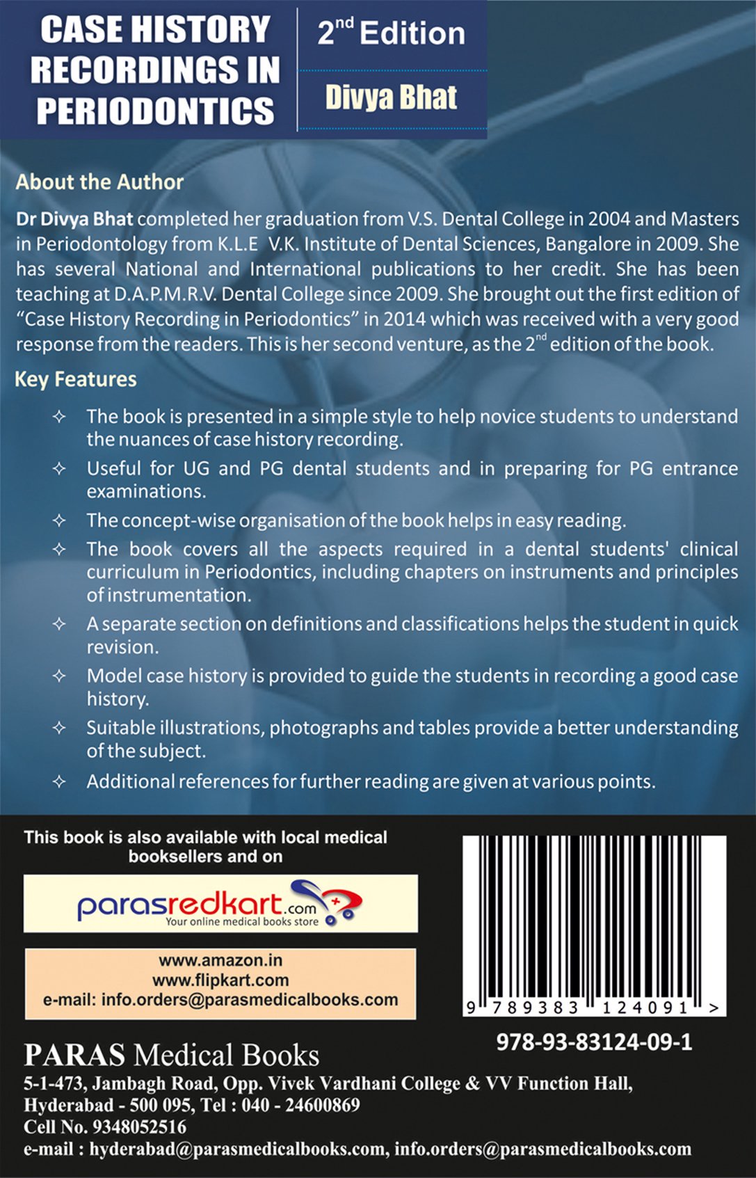 Case History Recording In Periodontology, Divya Bhat - 2nd, 2017.0 - Retail Maharaj