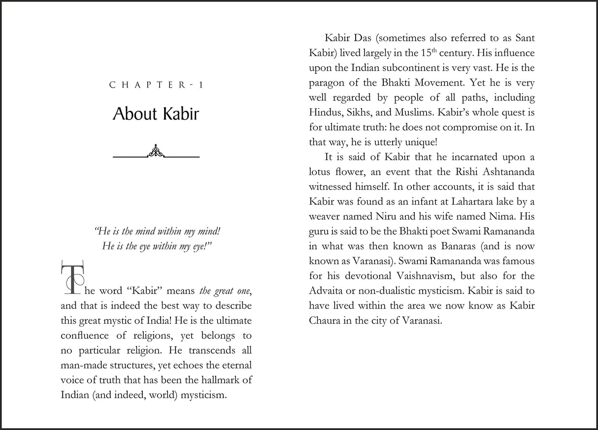 Kabir, the Great Mystic, Greatest Spiritual Wisdom - Retail Maharaj