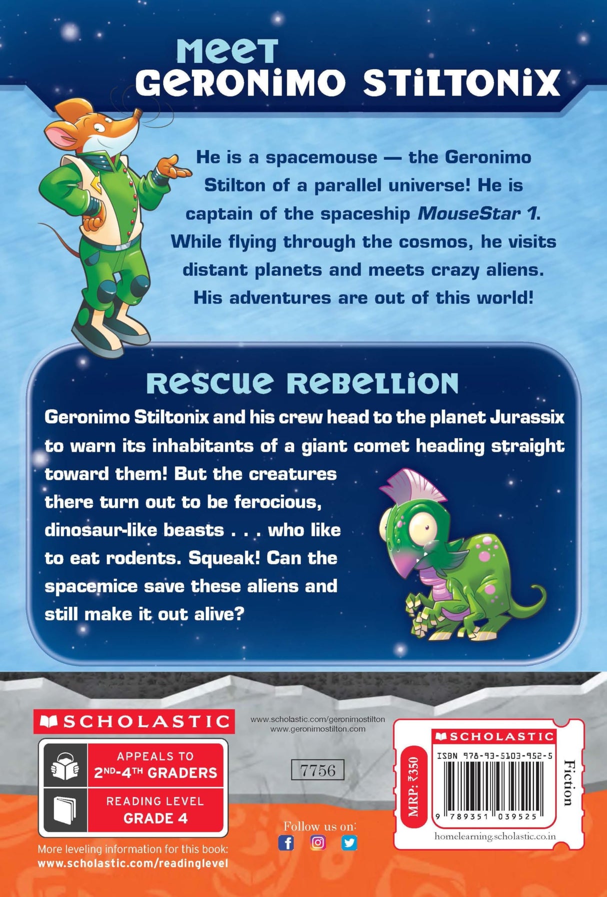 Geronimo Stilton Spacemice #5 (Rescue Rebellion) - Retail Maharaj