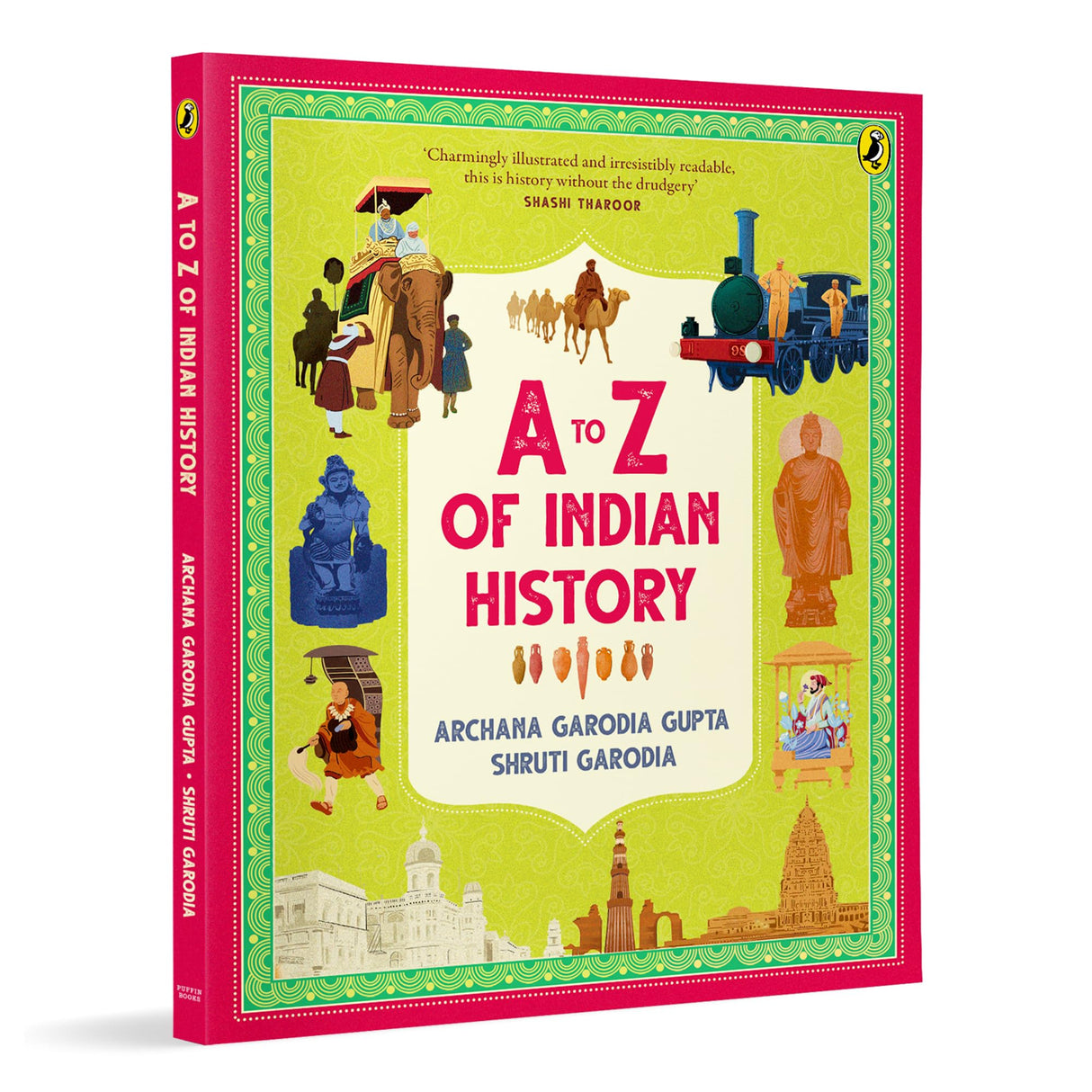 A-Z of Indian History: 80 Fun Stories from Ancient India to Independence: 80 Fun Stories from Ancient India to Independence | Cool Trivia, Bright Full-Coloured Illustrations | Ages 10+ - Retail Maharaj