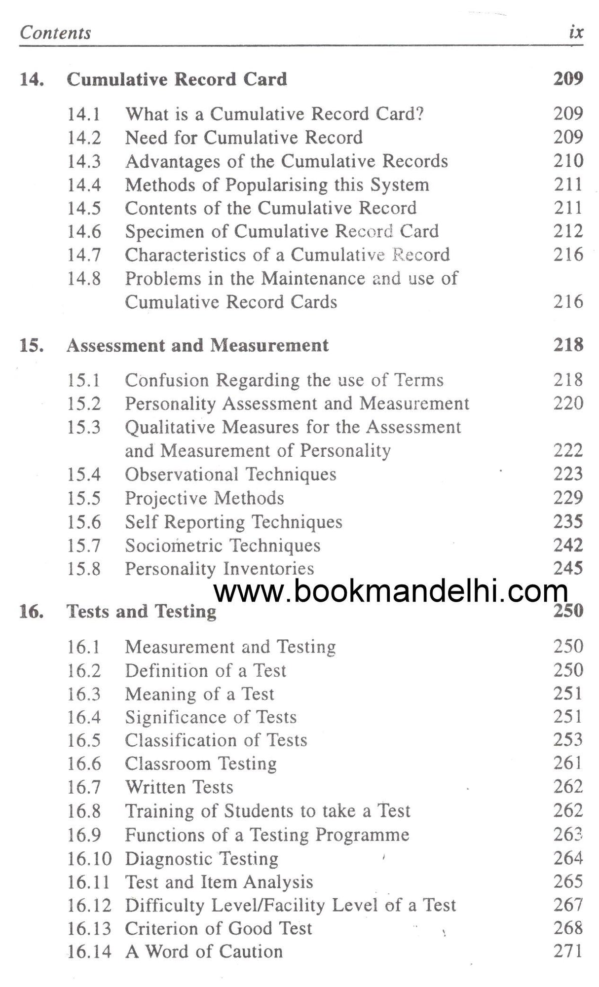 Essentials of Examination System: Evaluation Tests & Measurement - Retail Maharaj