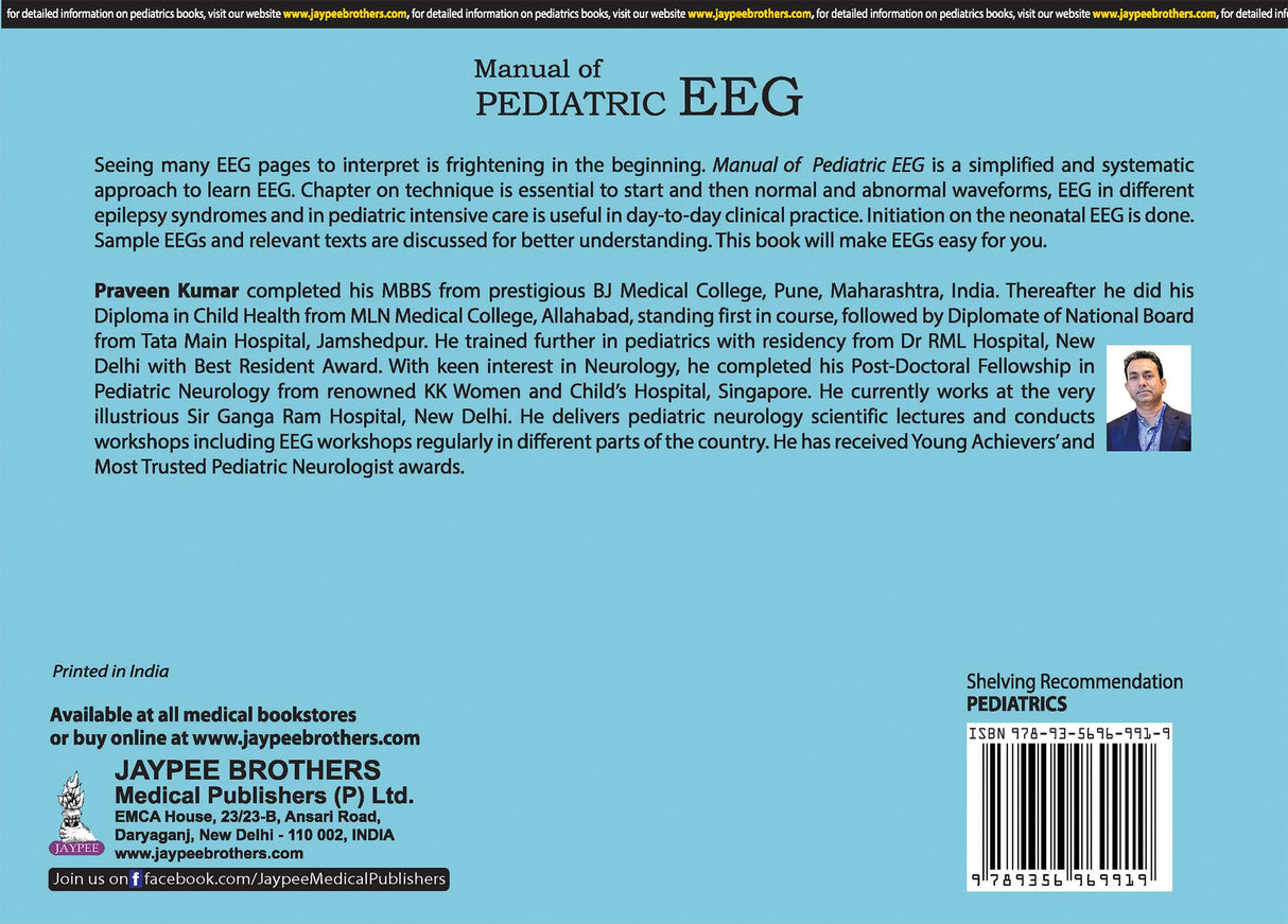 MANUAL OF PEDIATRIC EEG - Retail Maharaj