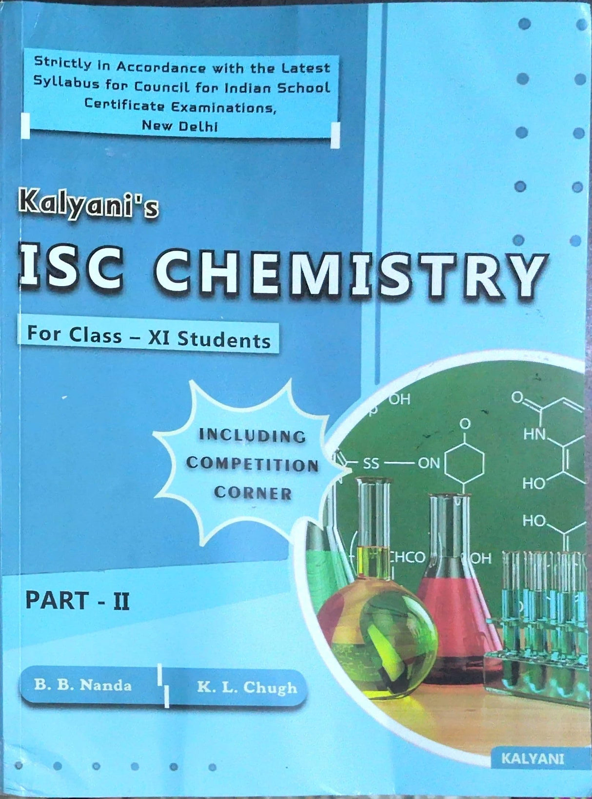 CHEMISTRY CLASS 11 PART 1 AND PART 2 SET OF TWO BOOKS FOR 2026-2027 EXAMINATIONS