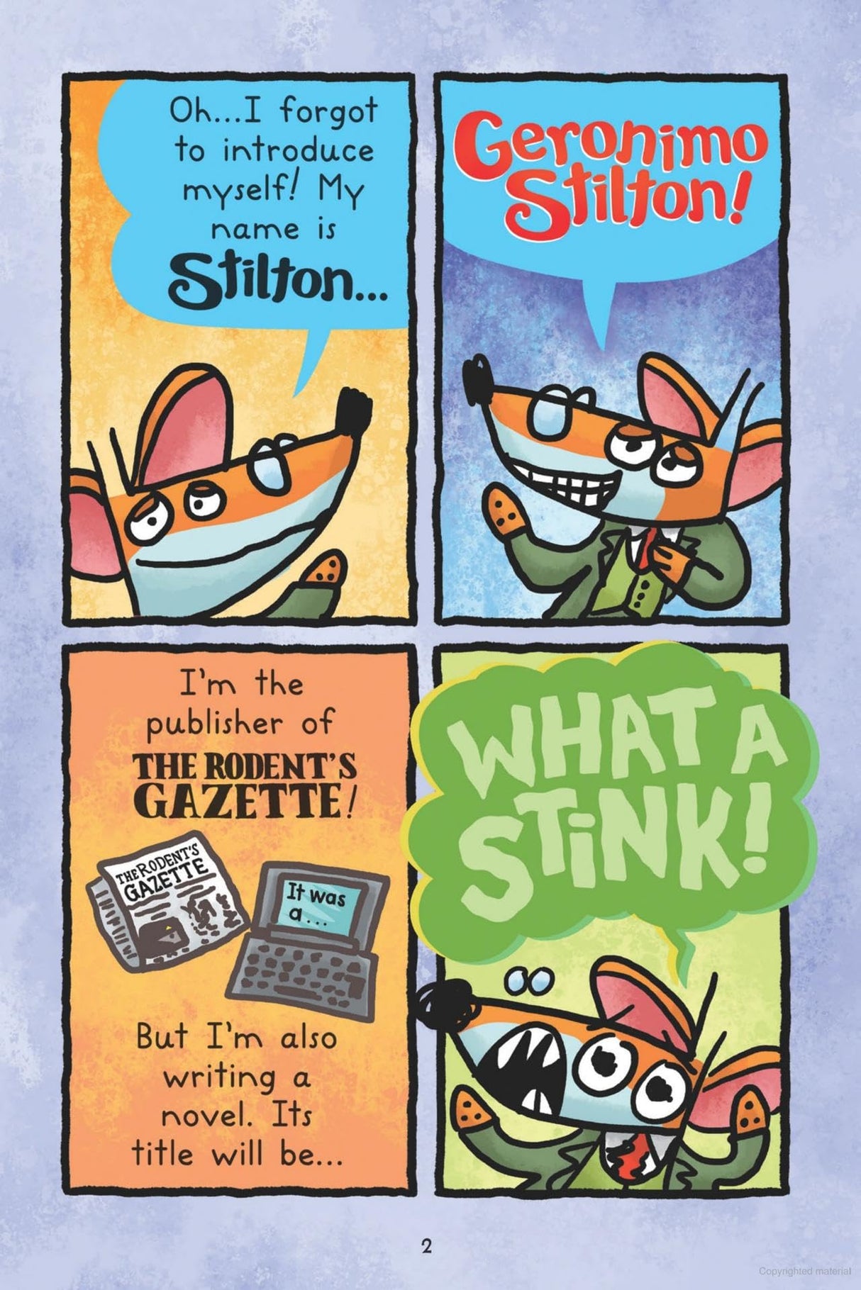 GERONIMO STILTON GRAPHIC NOVEL #1: THE SEWER RAT STINK - Retail Maharaj
