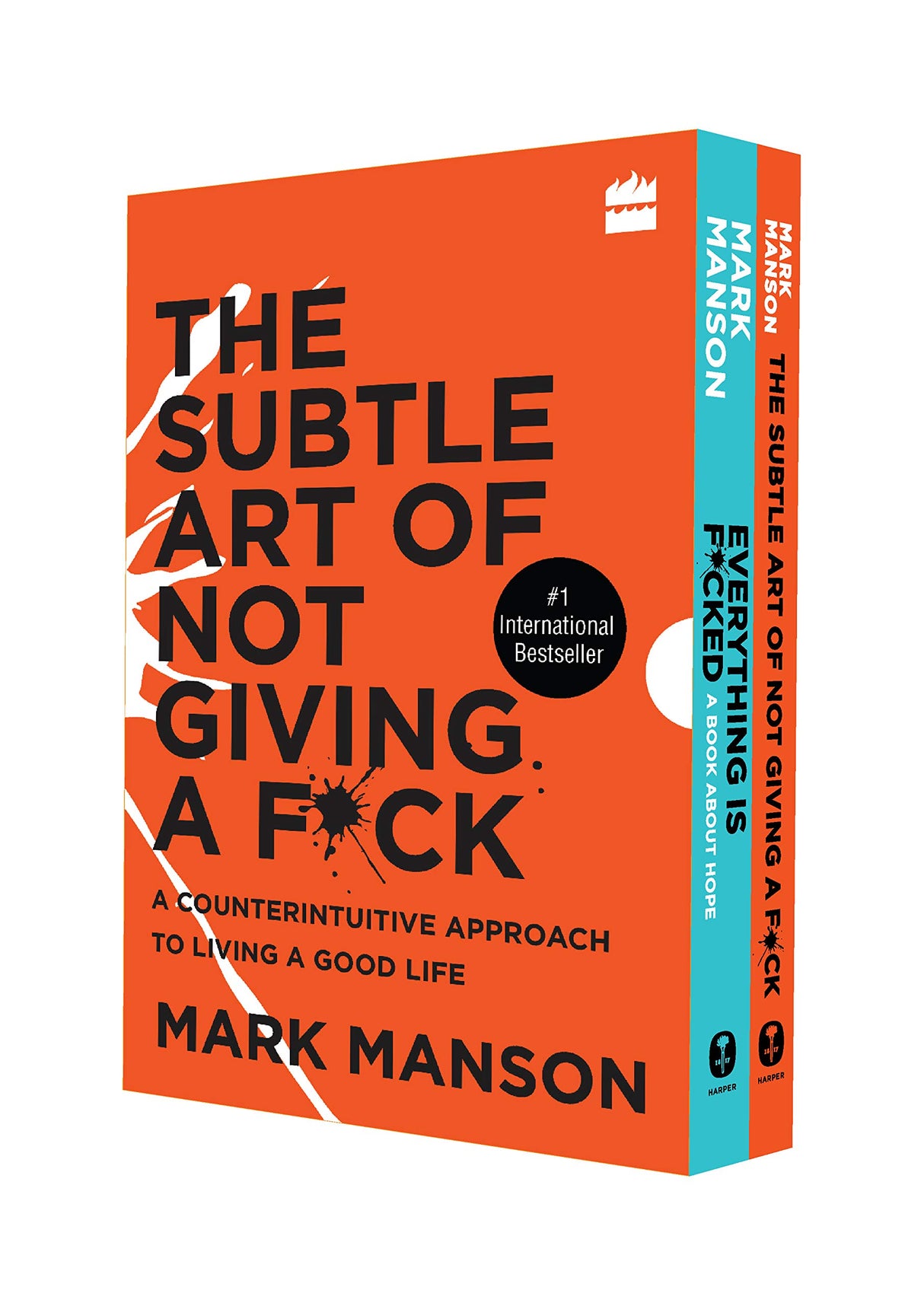 Mark Manson Boxset (Everything is F*cked + Subtle Art of Not Giving a F*ck) - Retail Maharaj