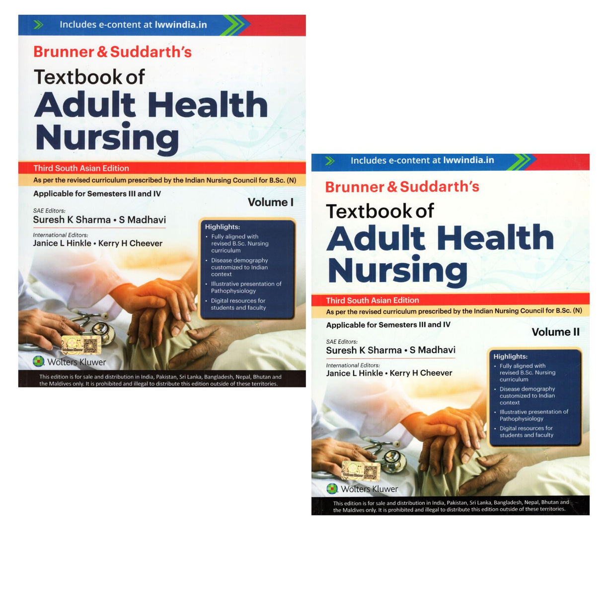 BRUNNER AND SUDDARTHS TEXTBOOK OF ADULT HEALTH NURSINGE 2 VOL SET 3ED (SAE) (PB 2025) - Retail Maharaj